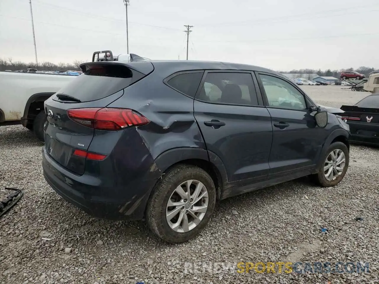 3 Photograph of a damaged car KM8J2CA46KU000559 HYUNDAI TUCSON 2019