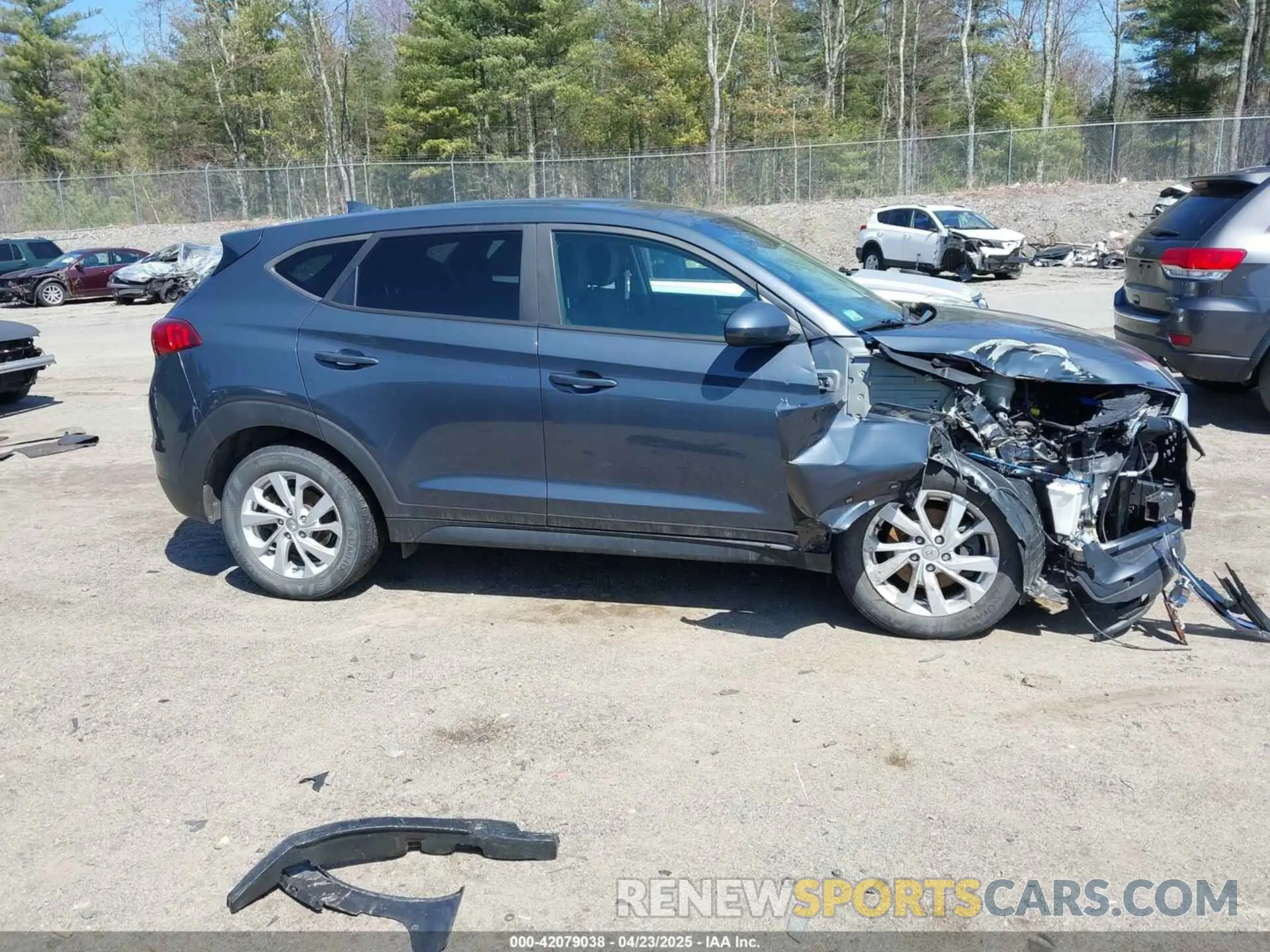 14 Photograph of a damaged car KM8J2CA46KU859019 HYUNDAI TUCSON 2019