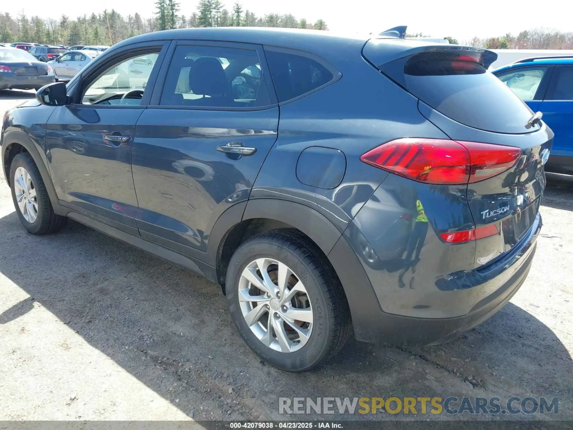 3 Photograph of a damaged car KM8J2CA46KU859019 HYUNDAI TUCSON 2019