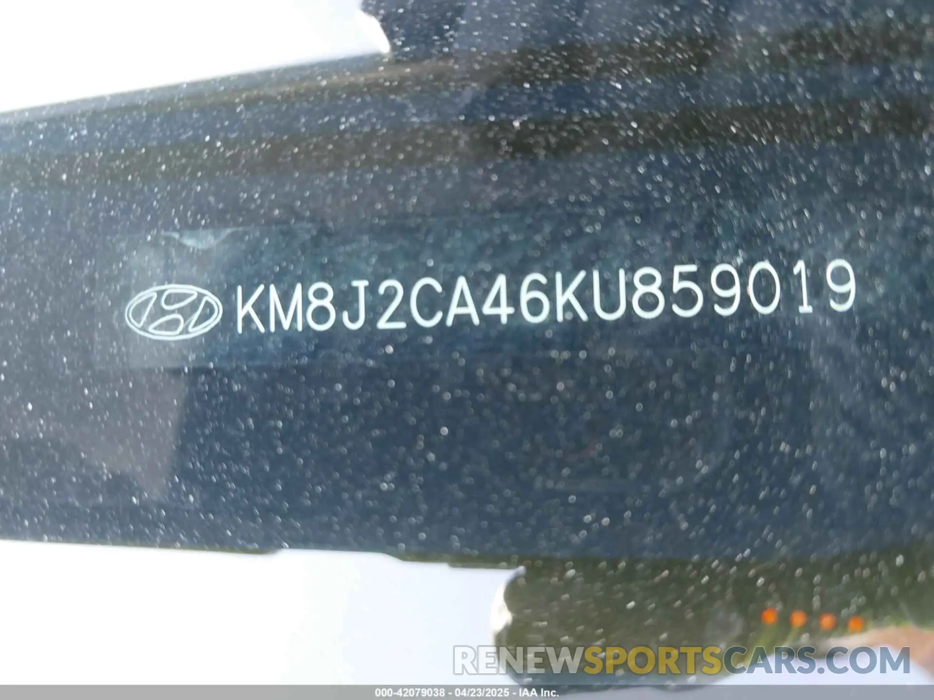 9 Photograph of a damaged car KM8J2CA46KU859019 HYUNDAI TUCSON 2019