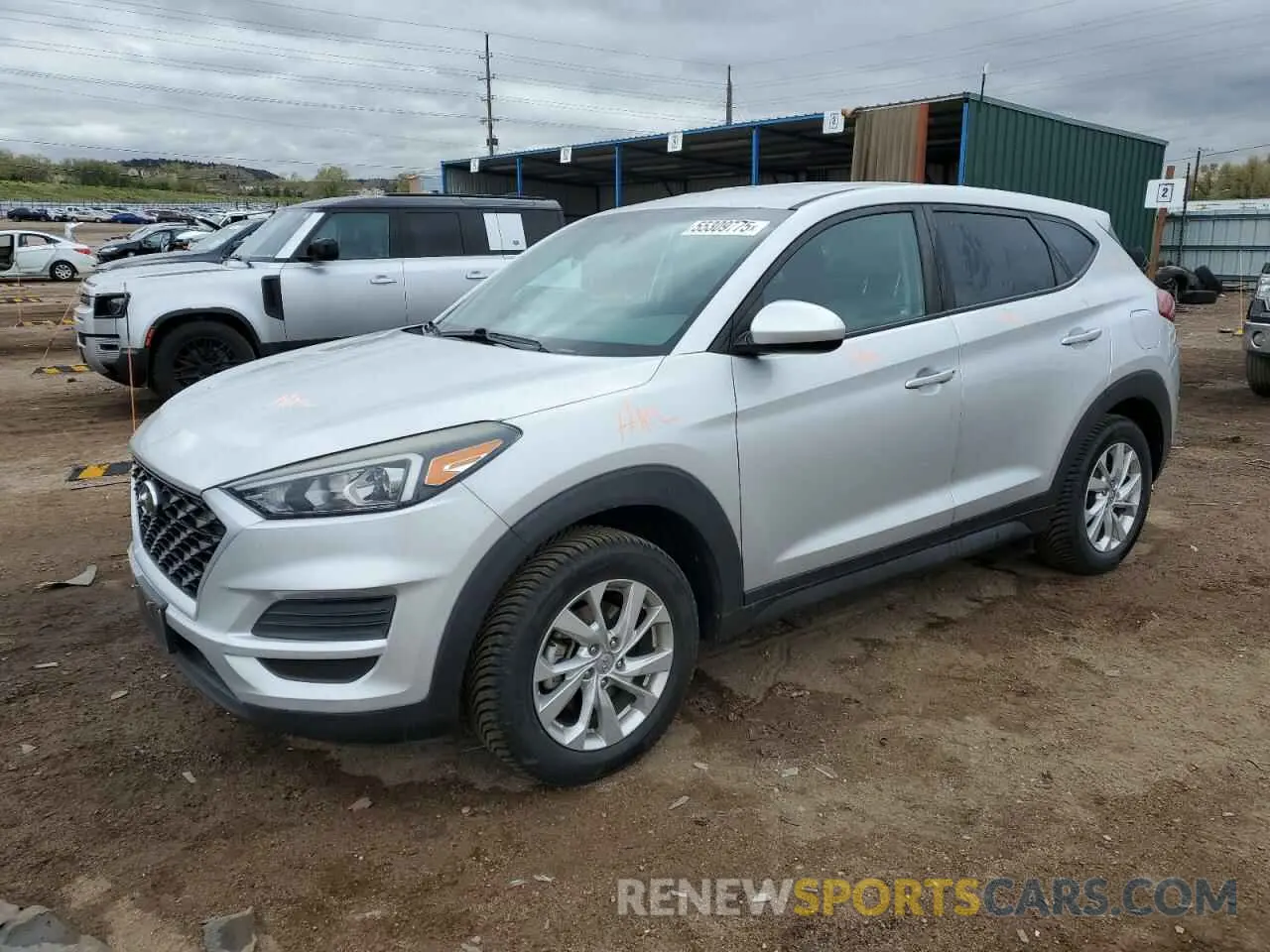 1 Photograph of a damaged car KM8J2CA46KU891372 HYUNDAI TUCSON 2019