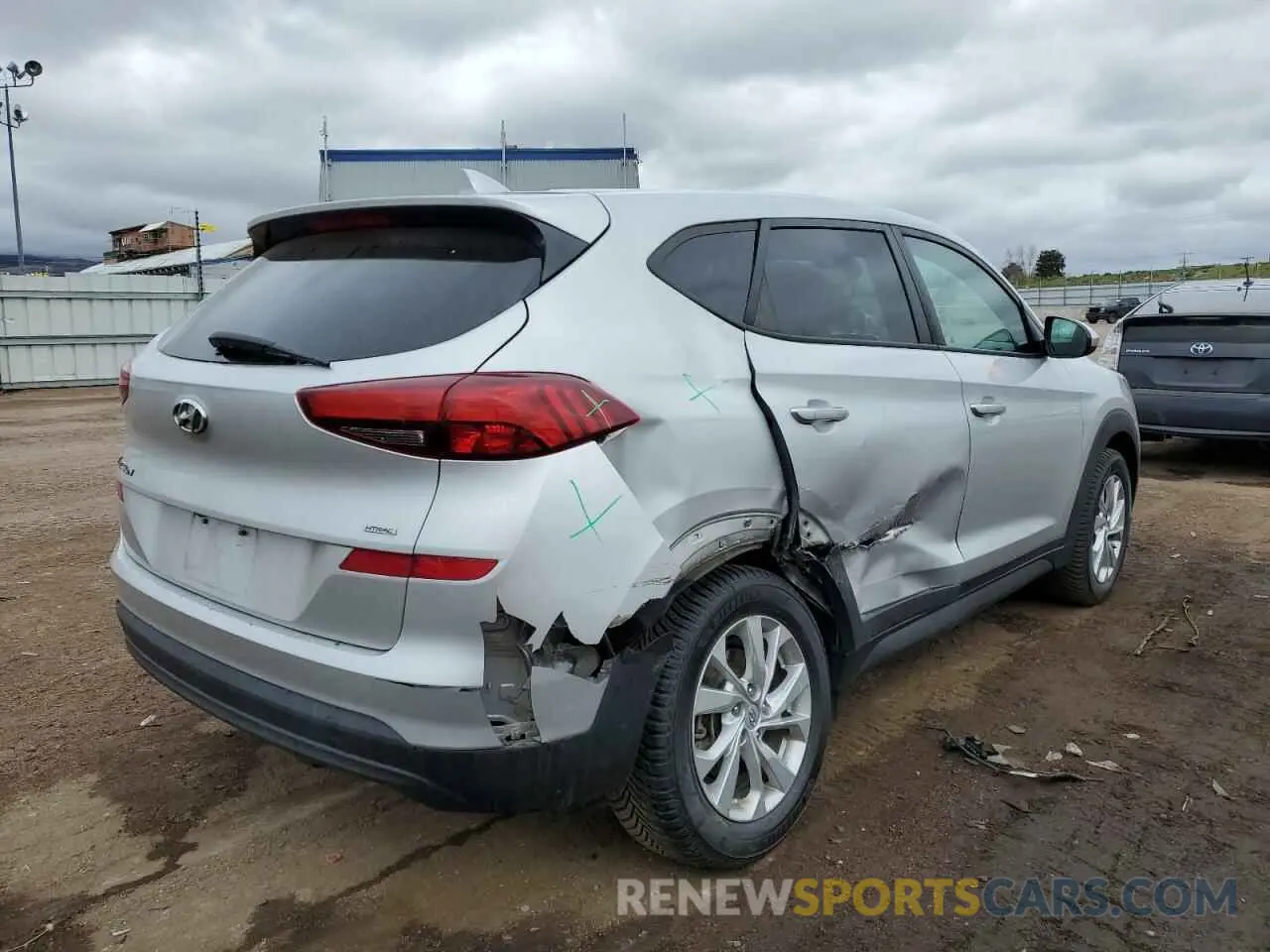 3 Photograph of a damaged car KM8J2CA46KU891372 HYUNDAI TUCSON 2019
