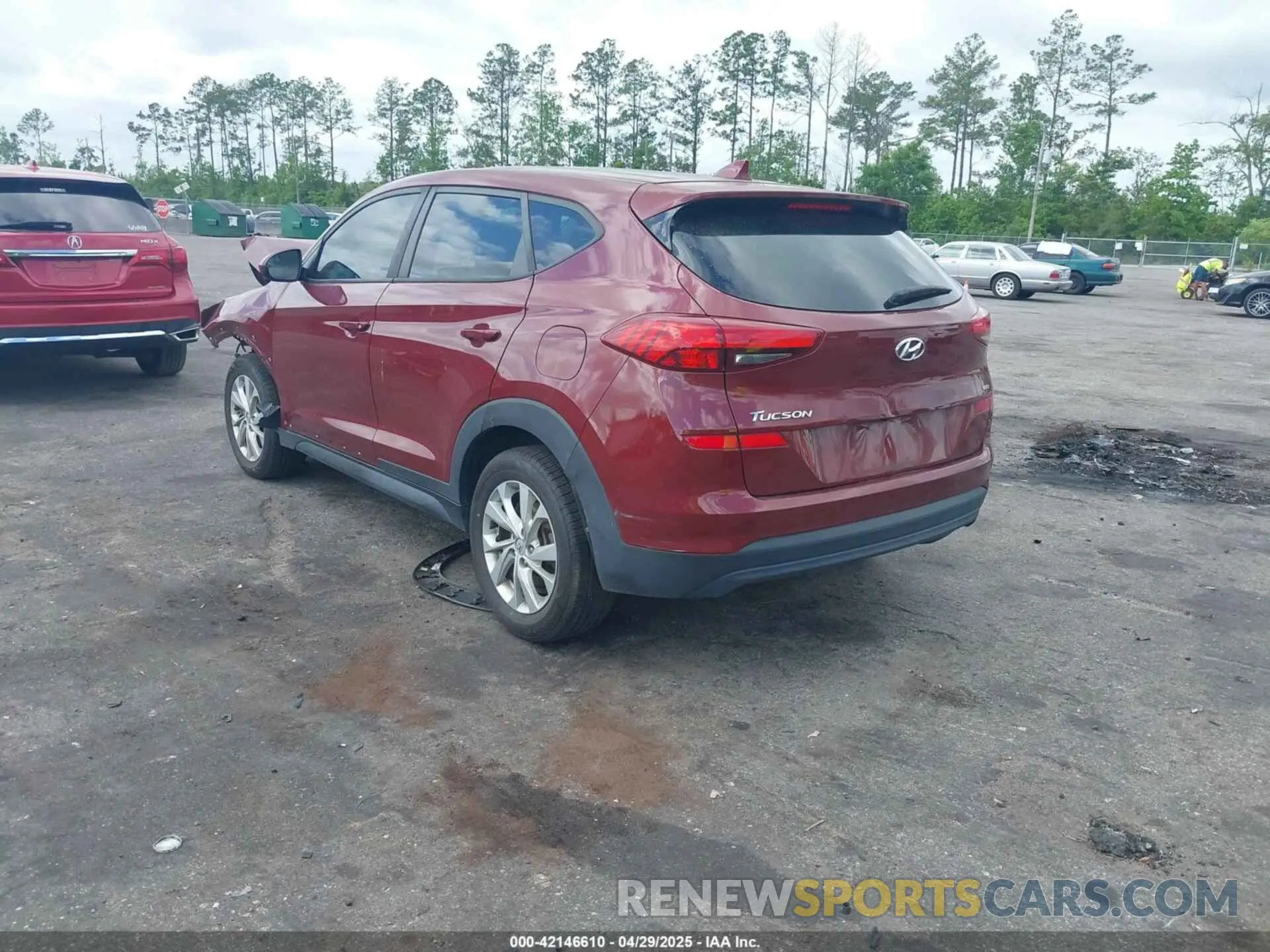 3 Photograph of a damaged car KM8J2CA46KU937184 HYUNDAI TUCSON 2019