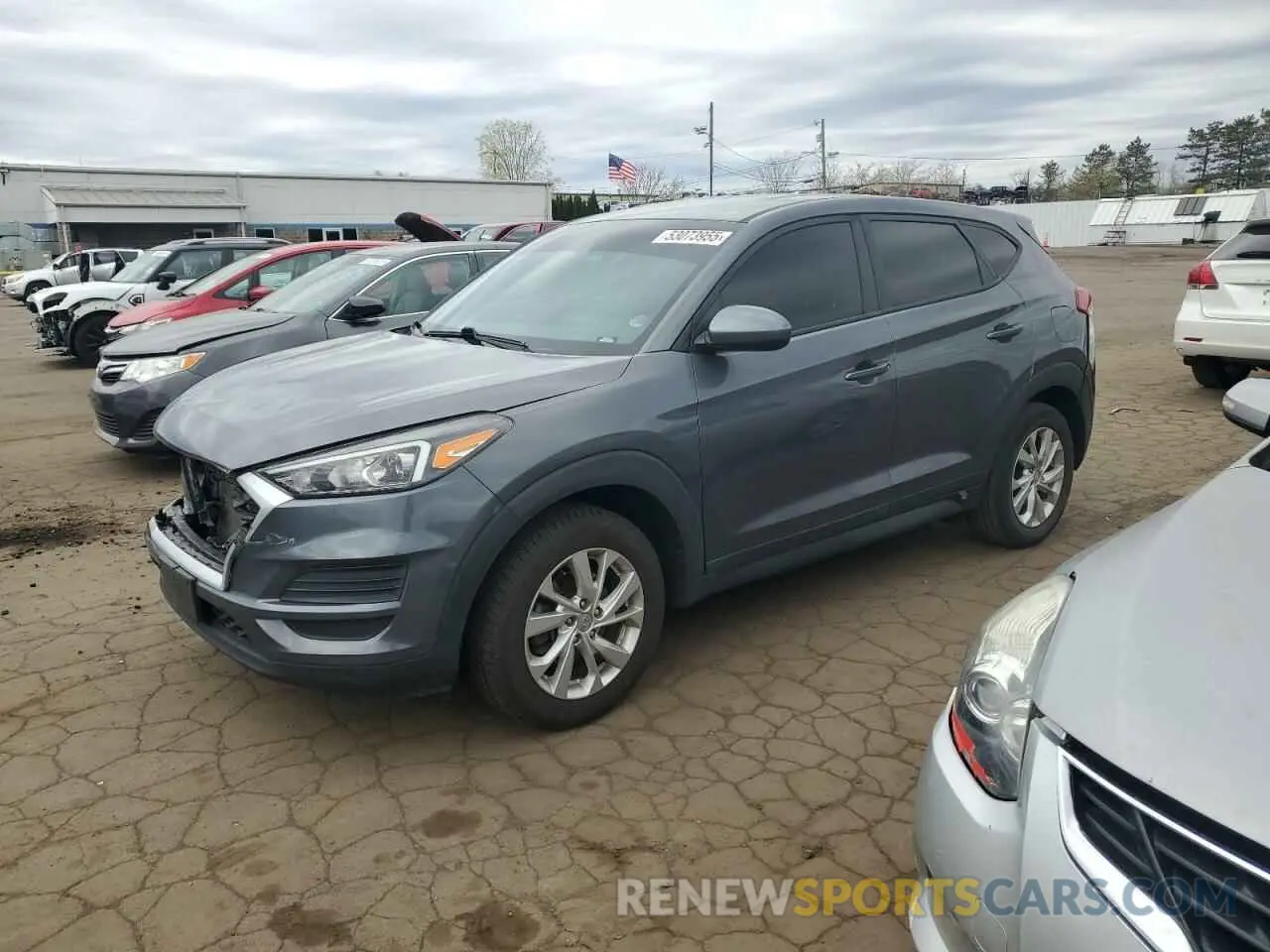 1 Photograph of a damaged car KM8J2CA47KU023560 HYUNDAI TUCSON 2019