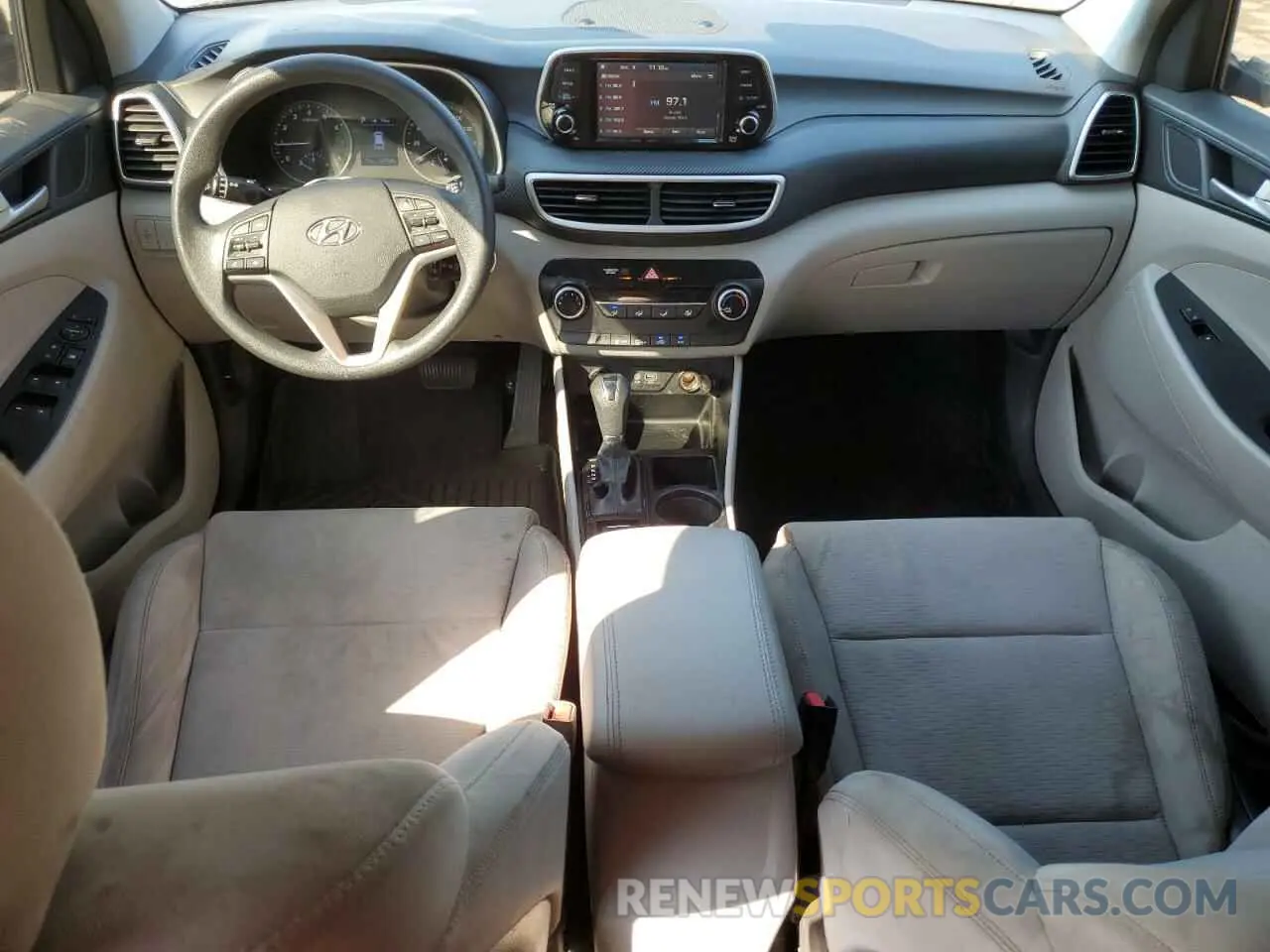 8 Photograph of a damaged car KM8J2CA47KU945942 HYUNDAI TUCSON 2019