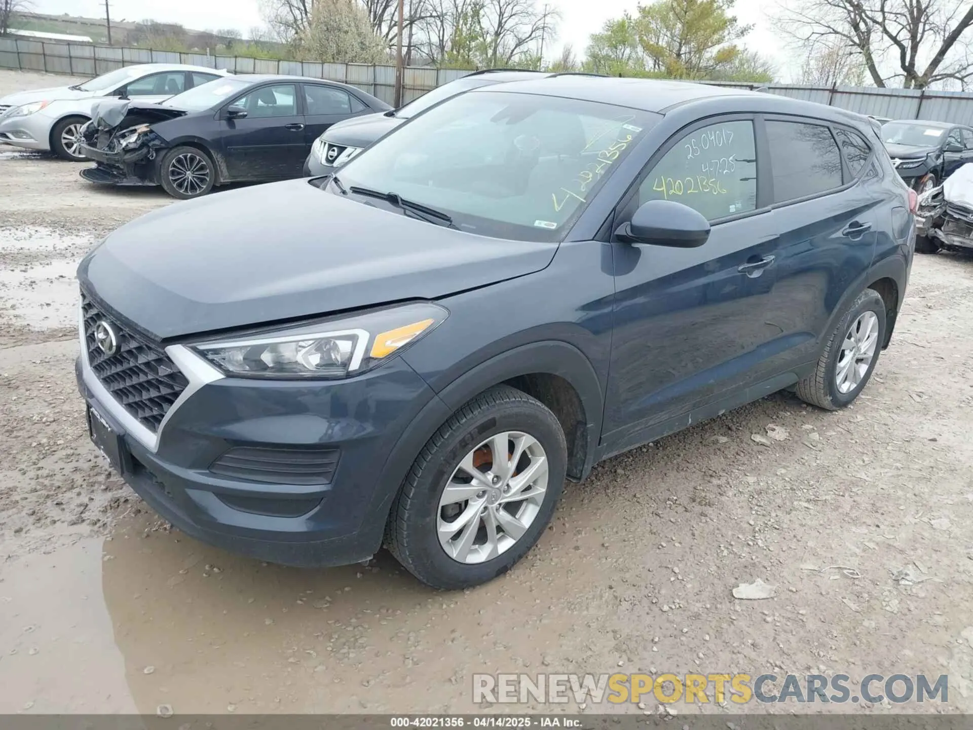 2 Photograph of a damaged car KM8J2CA47KU993439 HYUNDAI TUCSON 2019