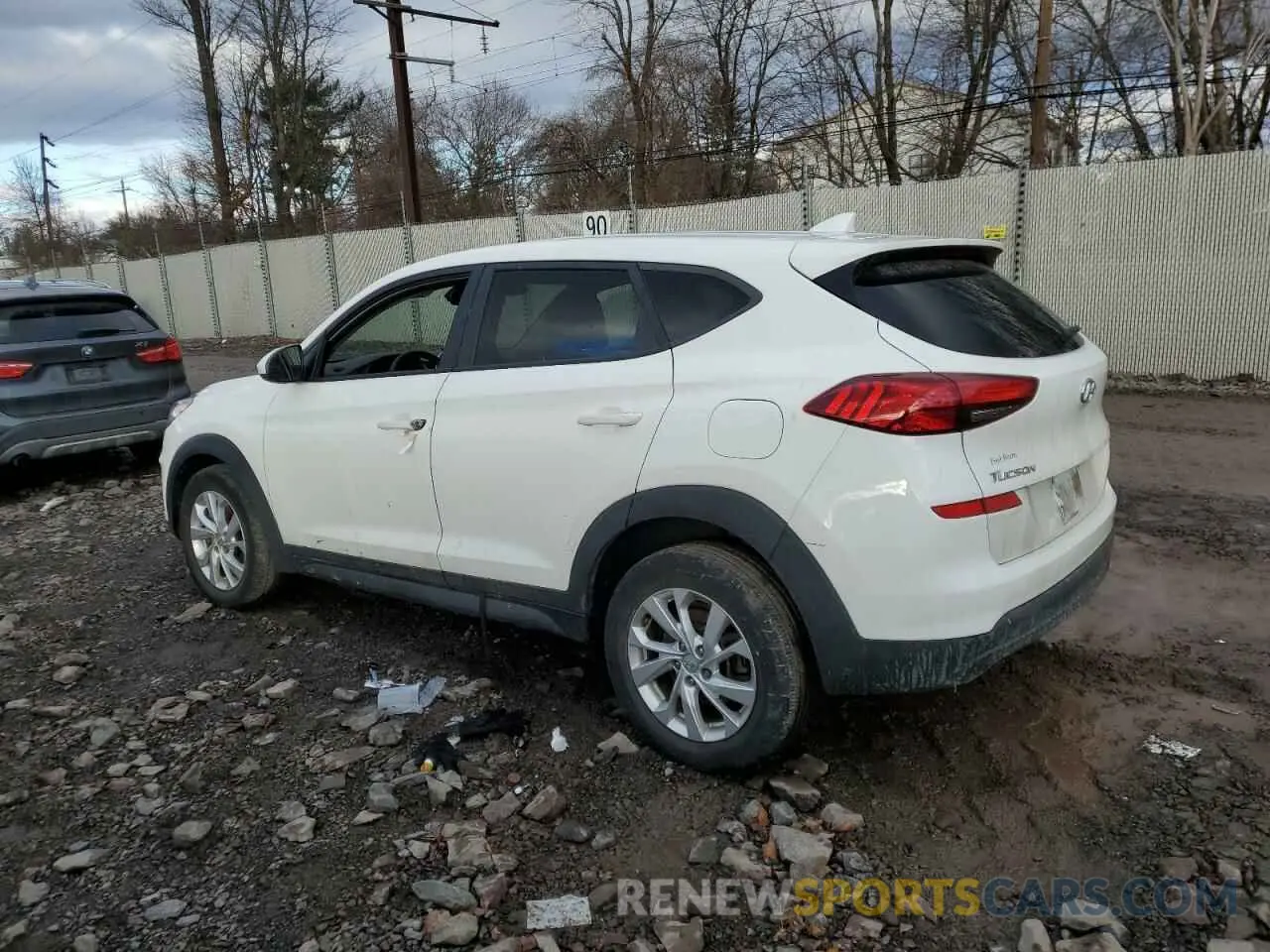 2 Photograph of a damaged car KM8J2CA48KU980022 HYUNDAI TUCSON 2019