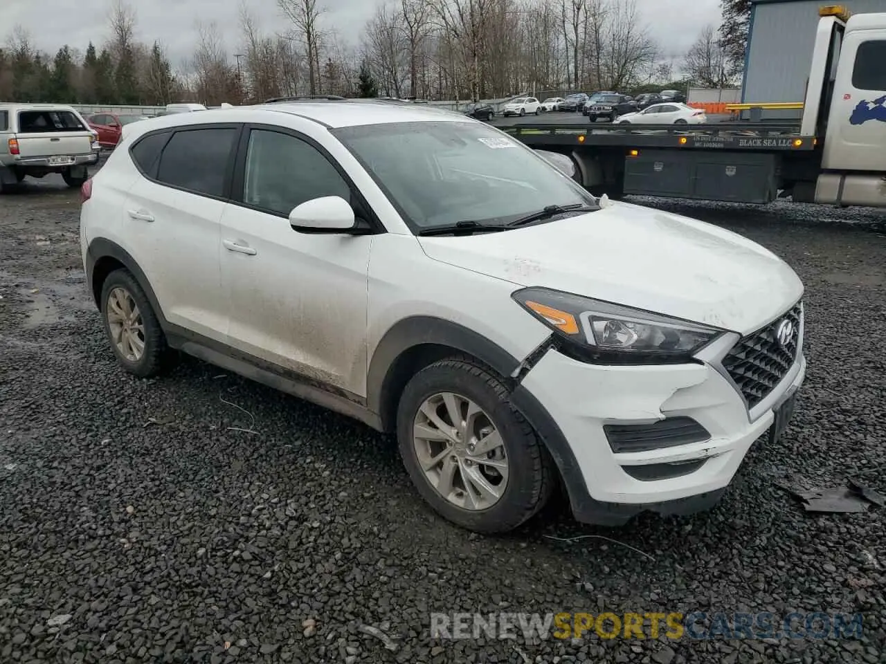 4 Photograph of a damaged car KM8J2CA49KU070301 HYUNDAI TUCSON 2019