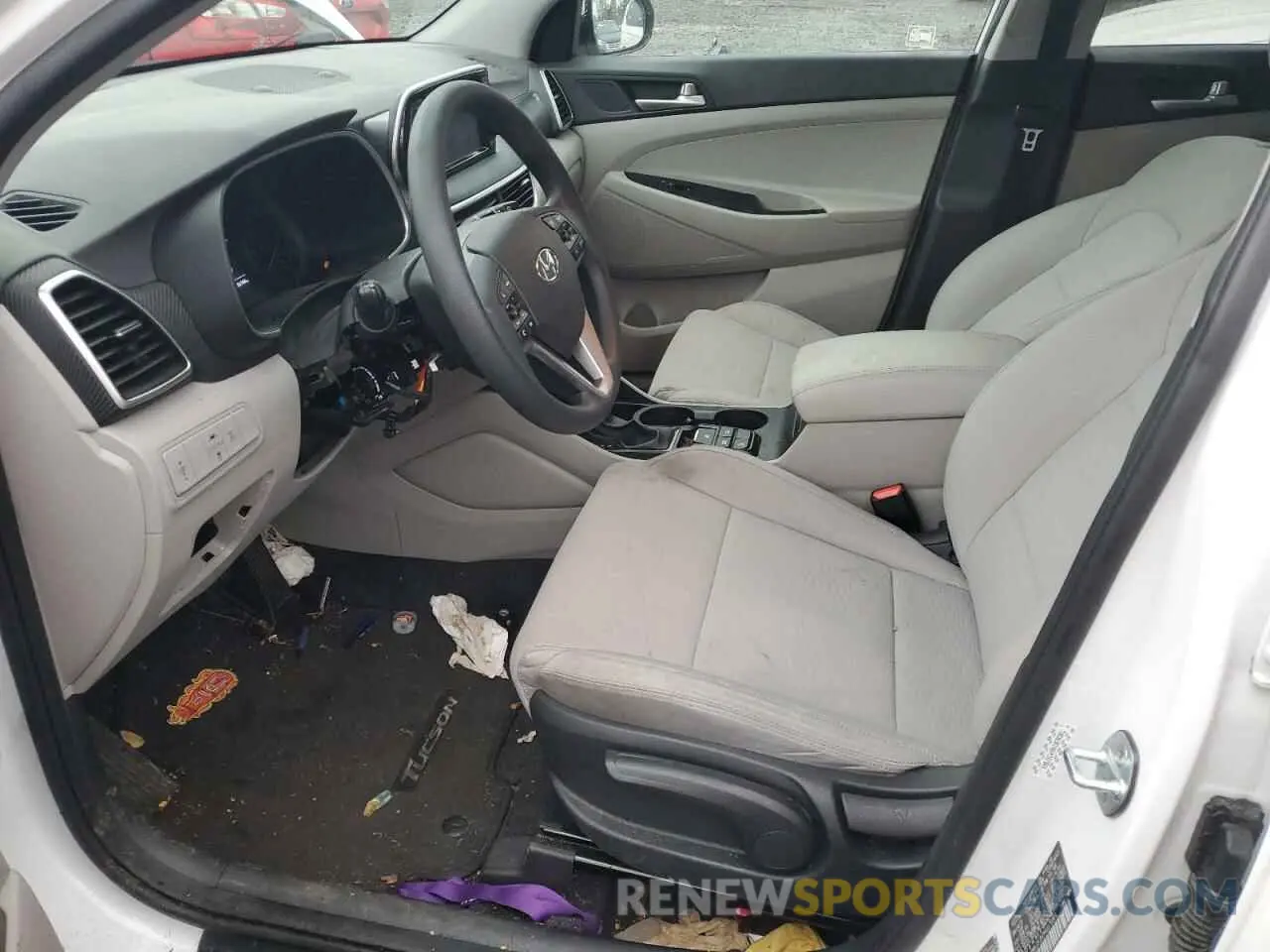7 Photograph of a damaged car KM8J2CA49KU070301 HYUNDAI TUCSON 2019