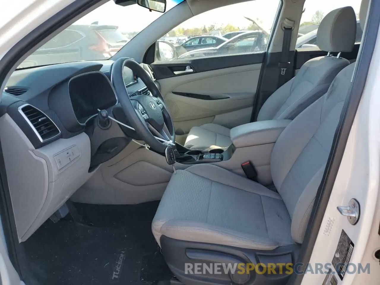 7 Photograph of a damaged car KM8J2CA49KU887266 HYUNDAI TUCSON 2019