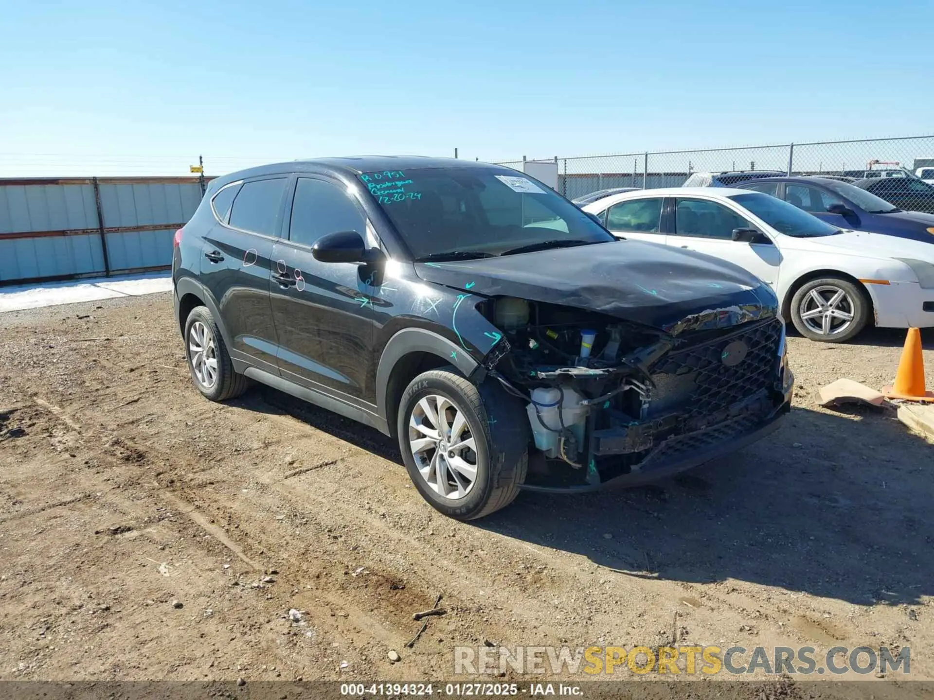 1 Фотография поврежденного автомобиля KM8J2CA49KU888868 HYUNDAI TUCSON 2019