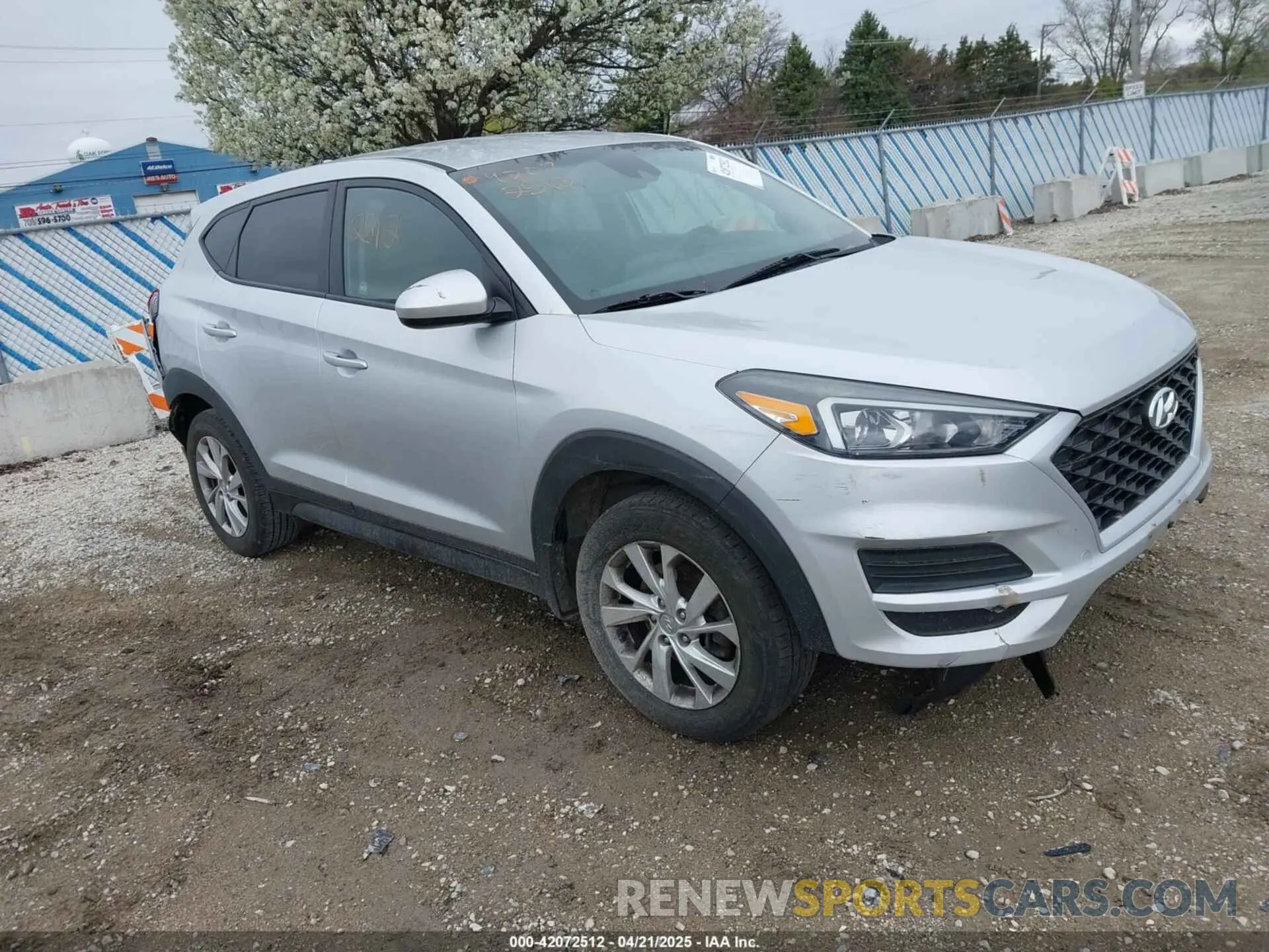 1 Photograph of a damaged car KM8J2CA49KU891267 HYUNDAI TUCSON 2019