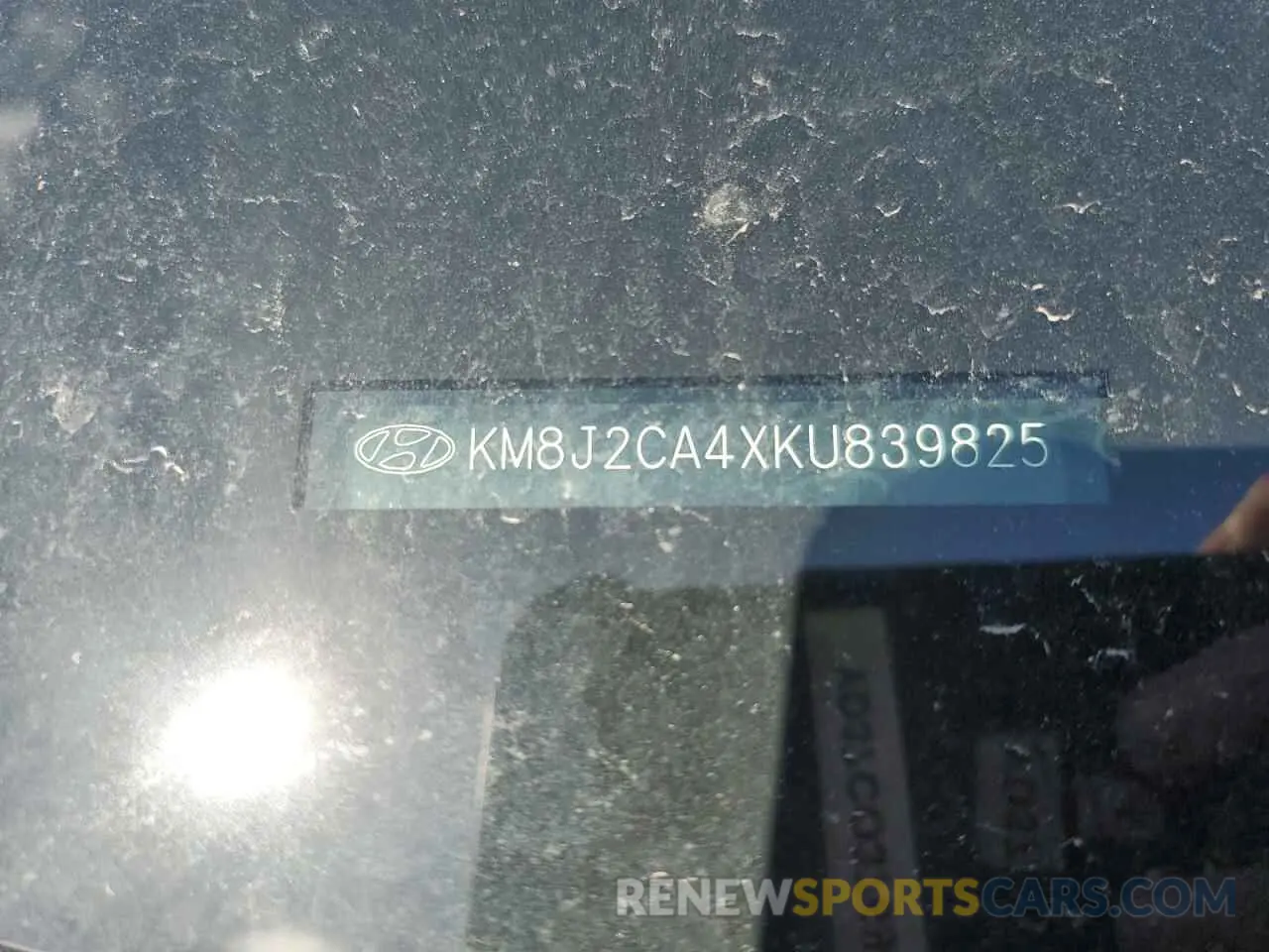12 Photograph of a damaged car KM8J2CA4XKU839825 HYUNDAI TUCSON 2019