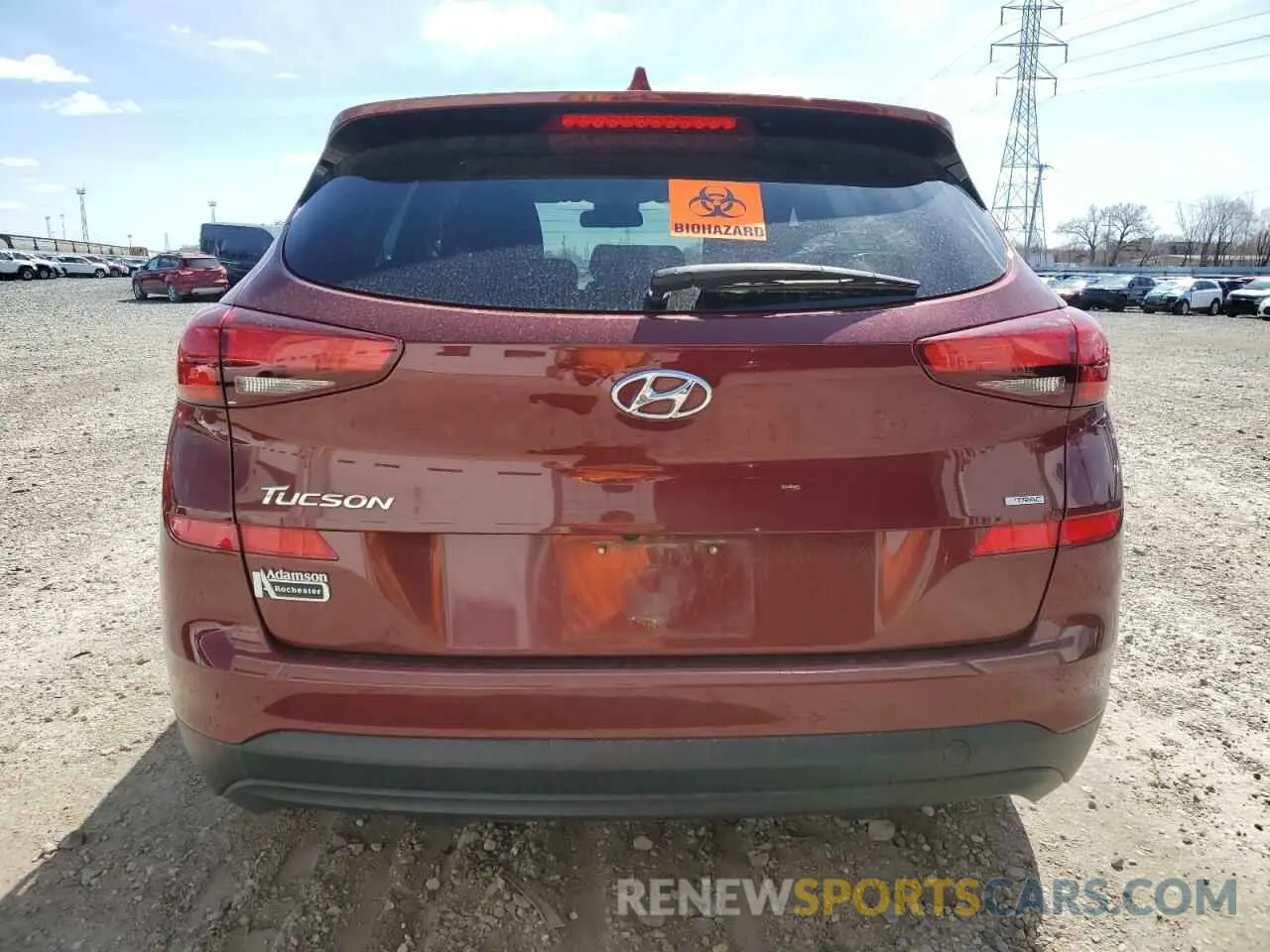 6 Photograph of a damaged car KM8J2CA4XKU839825 HYUNDAI TUCSON 2019