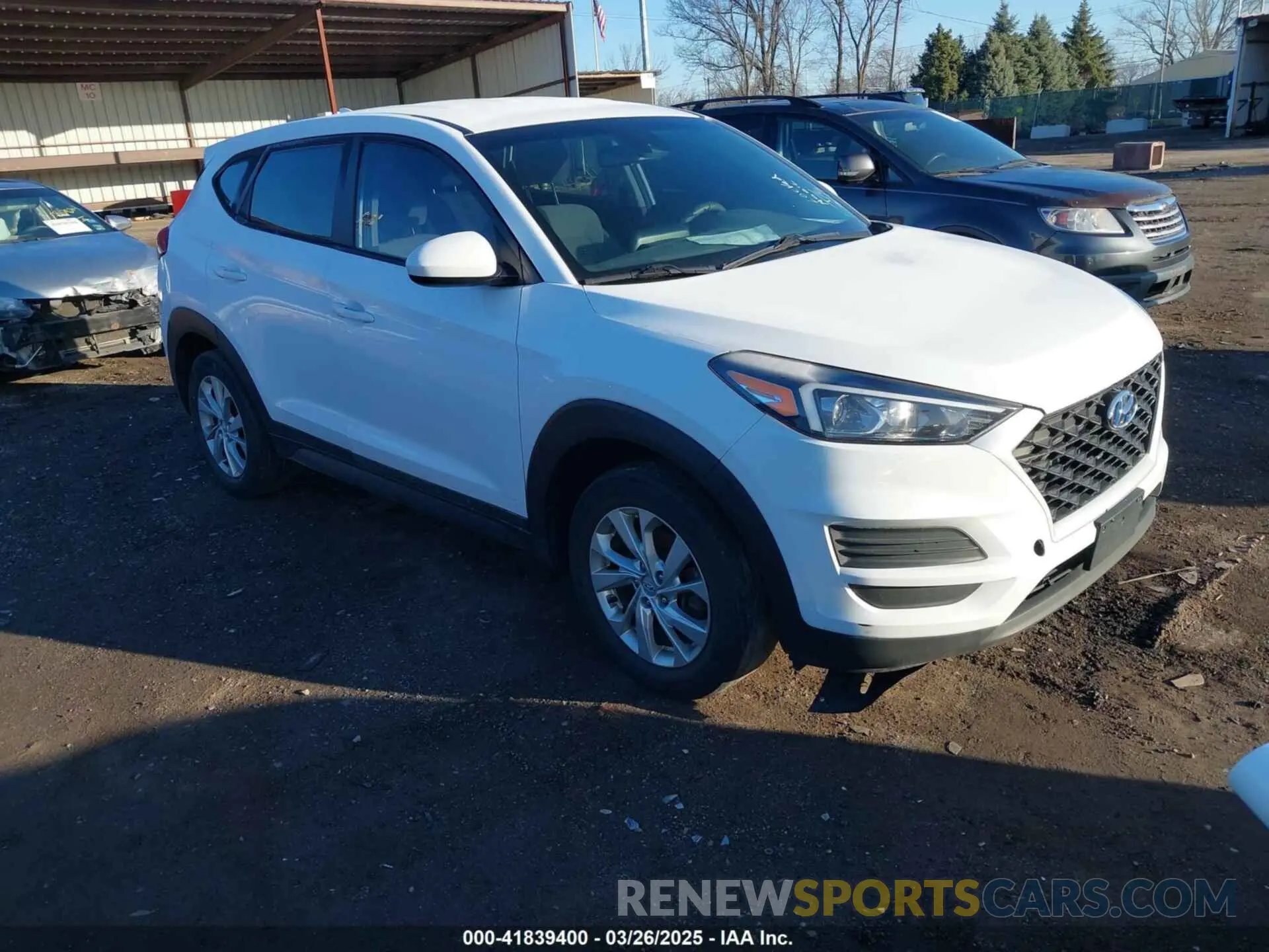 1 Photograph of a damaged car KM8J2CA4XKU843552 HYUNDAI TUCSON 2019
