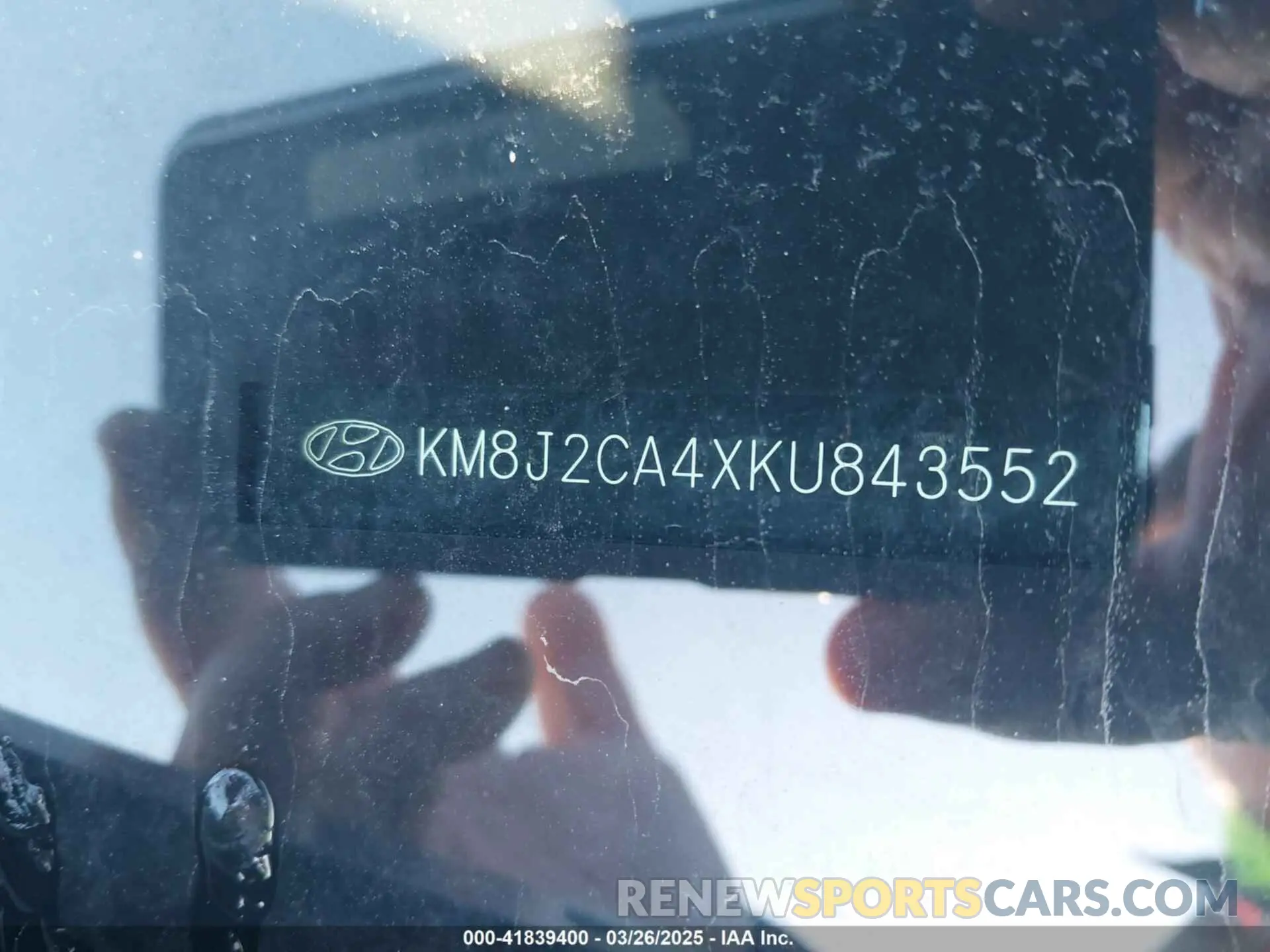 9 Photograph of a damaged car KM8J2CA4XKU843552 HYUNDAI TUCSON 2019