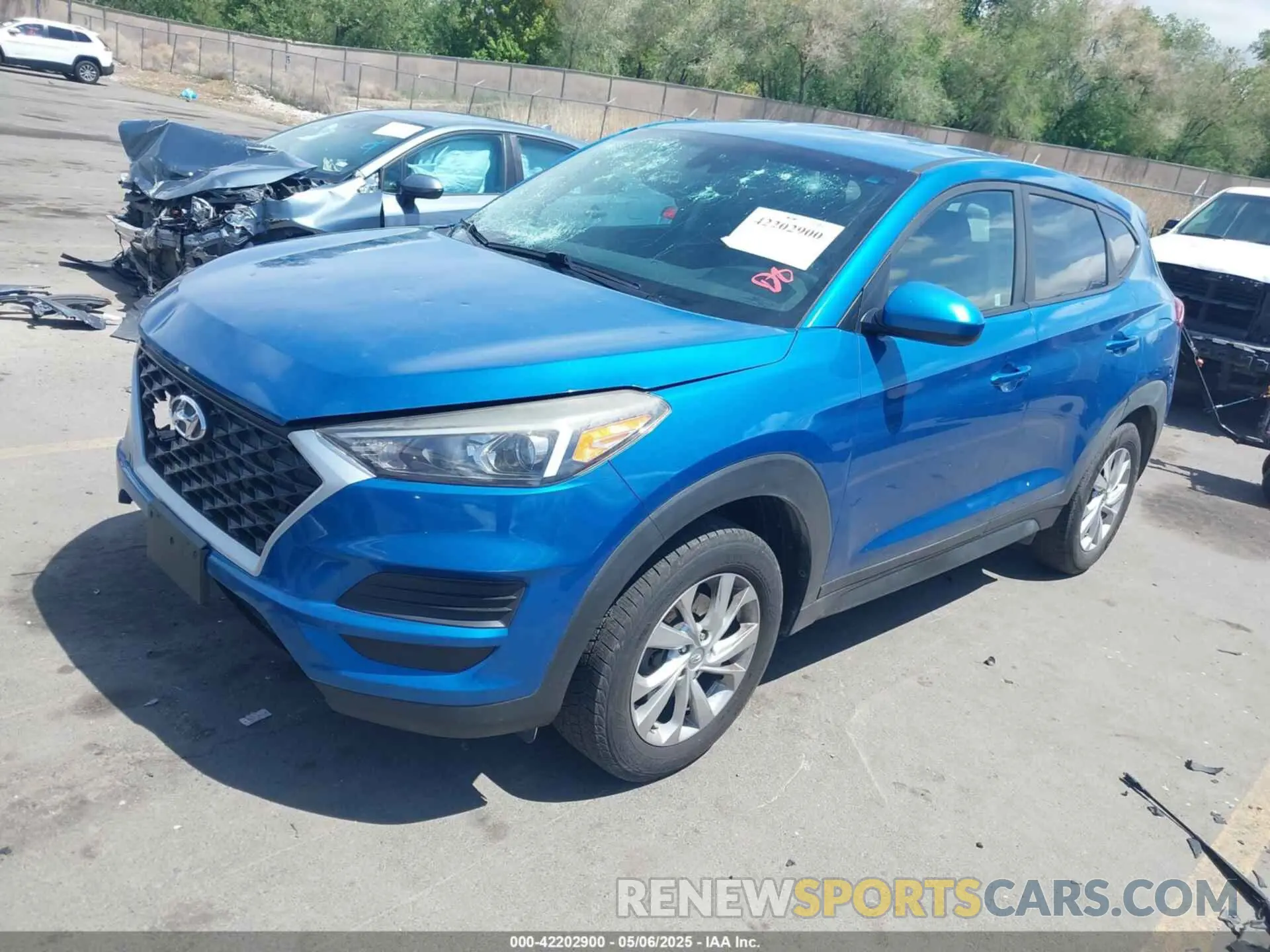 2 Фотография поврежденного автомобиля KM8J2CA4XKU908755 HYUNDAI TUCSON 2019