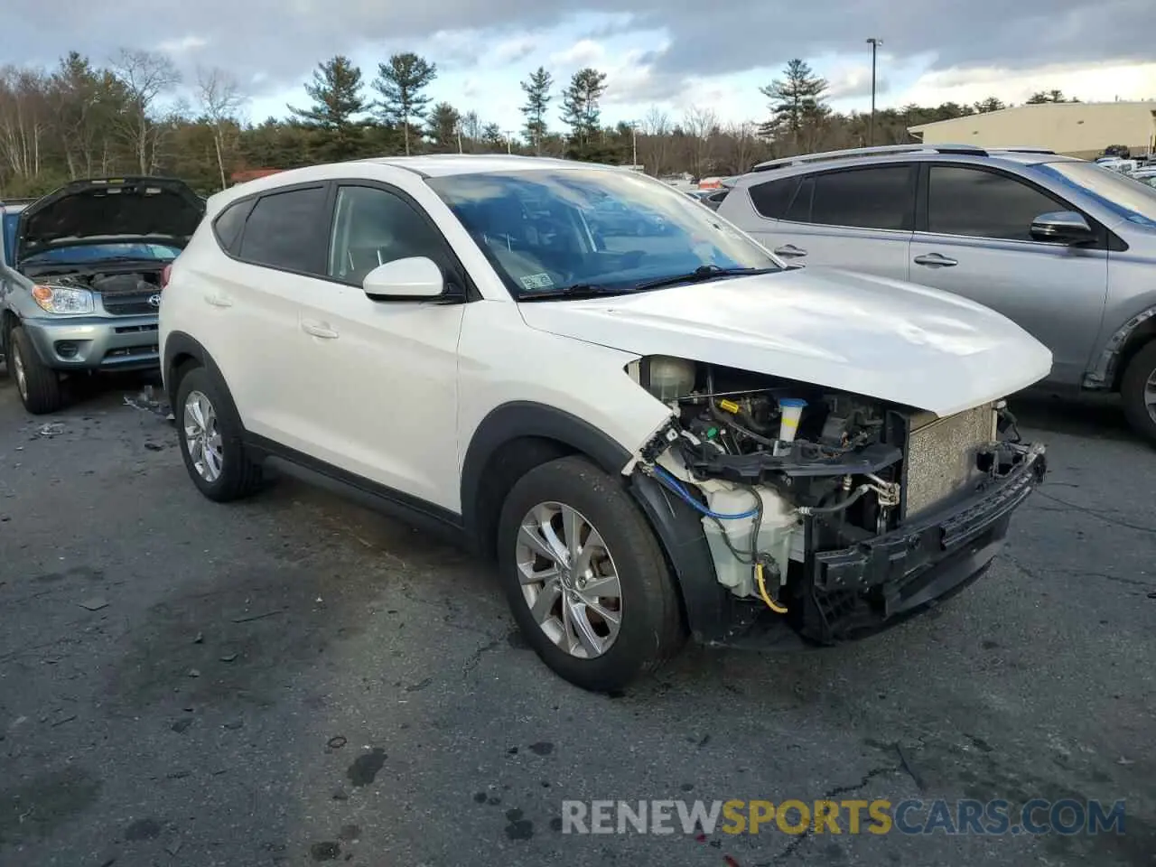 4 Photograph of a damaged car KM8J2CA4XKU914538 HYUNDAI TUCSON 2019