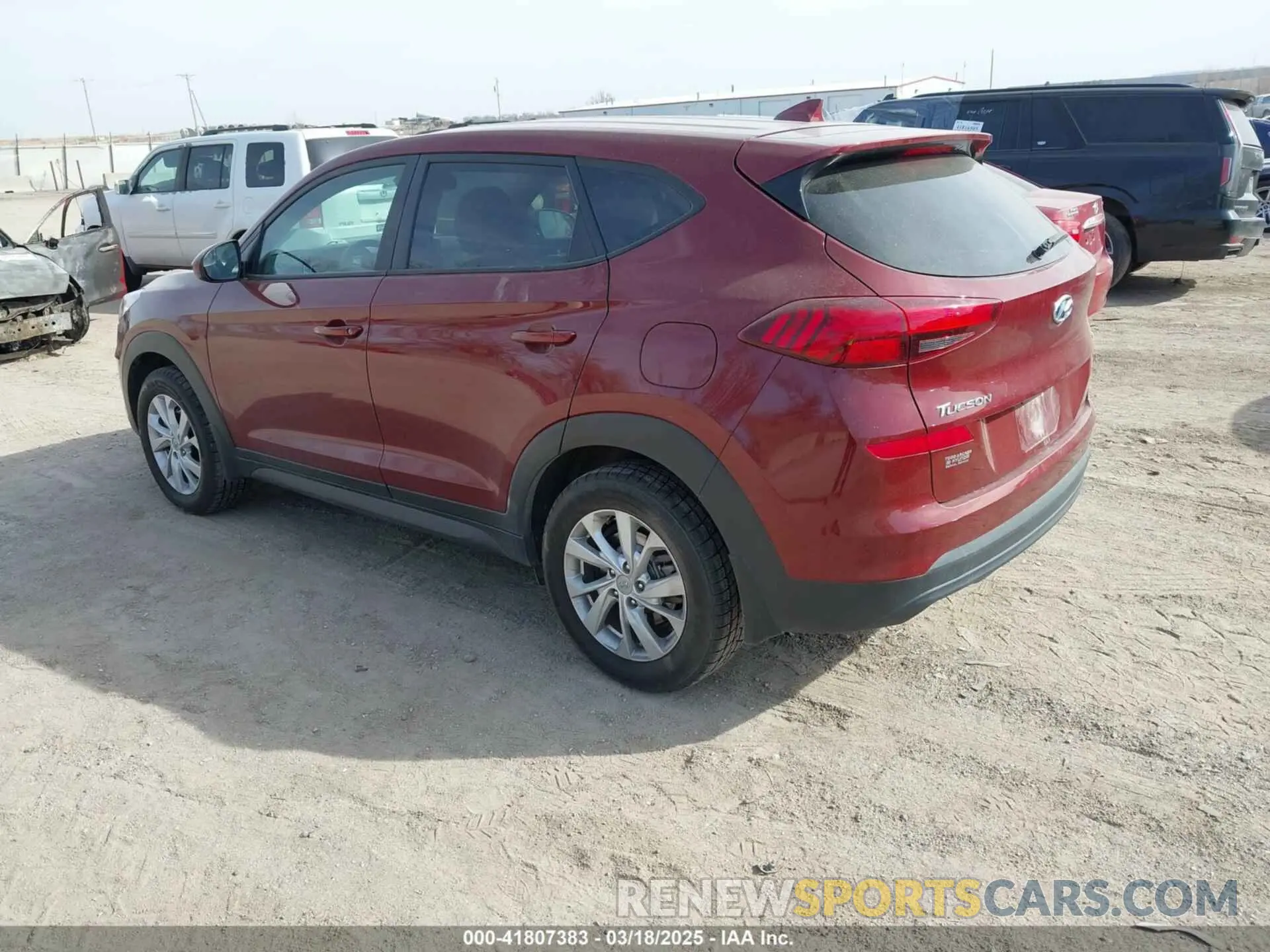 3 Photograph of a damaged car KM8J2CA4XKU933204 HYUNDAI TUCSON 2019