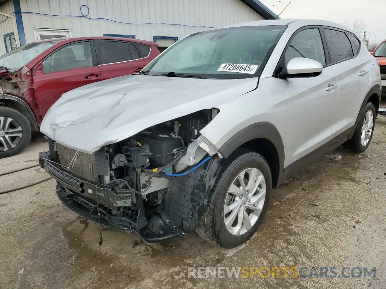 1 Photograph of a damaged car KM8J2CA4XKU953484 HYUNDAI TUCSON 2019