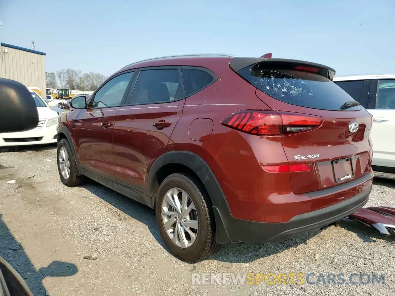 2 Photograph of a damaged car KM8J33A40KU002904 HYUNDAI TUCSON 2019