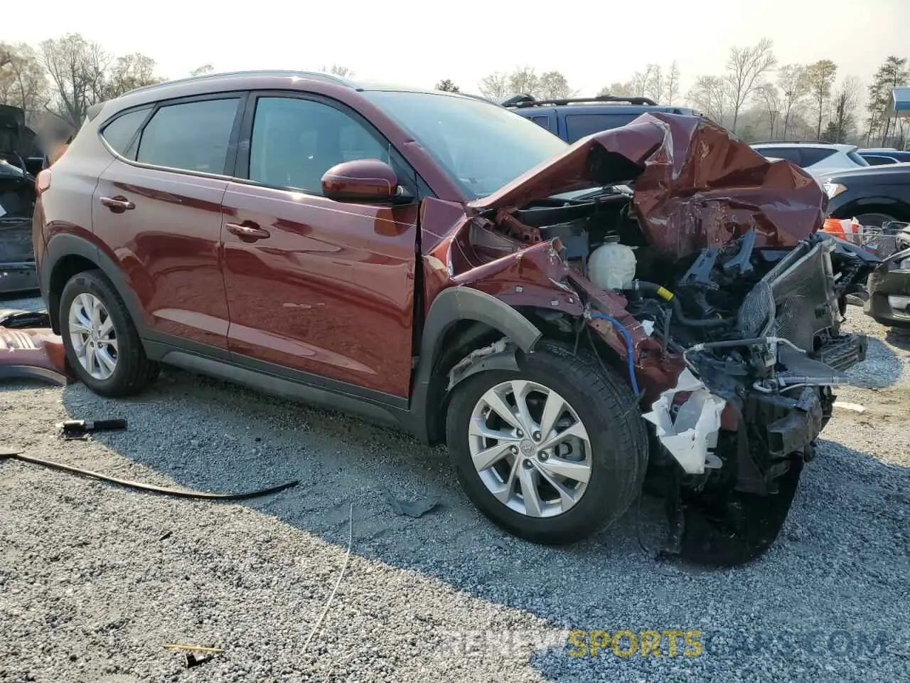 4 Photograph of a damaged car KM8J33A40KU002904 HYUNDAI TUCSON 2019