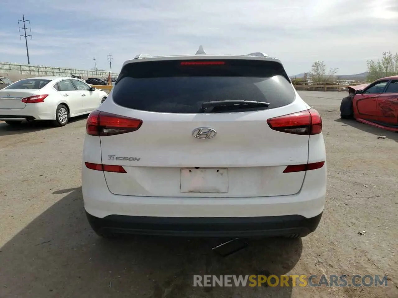 6 Photograph of a damaged car KM8J33A40KU871681 HYUNDAI TUCSON 2019