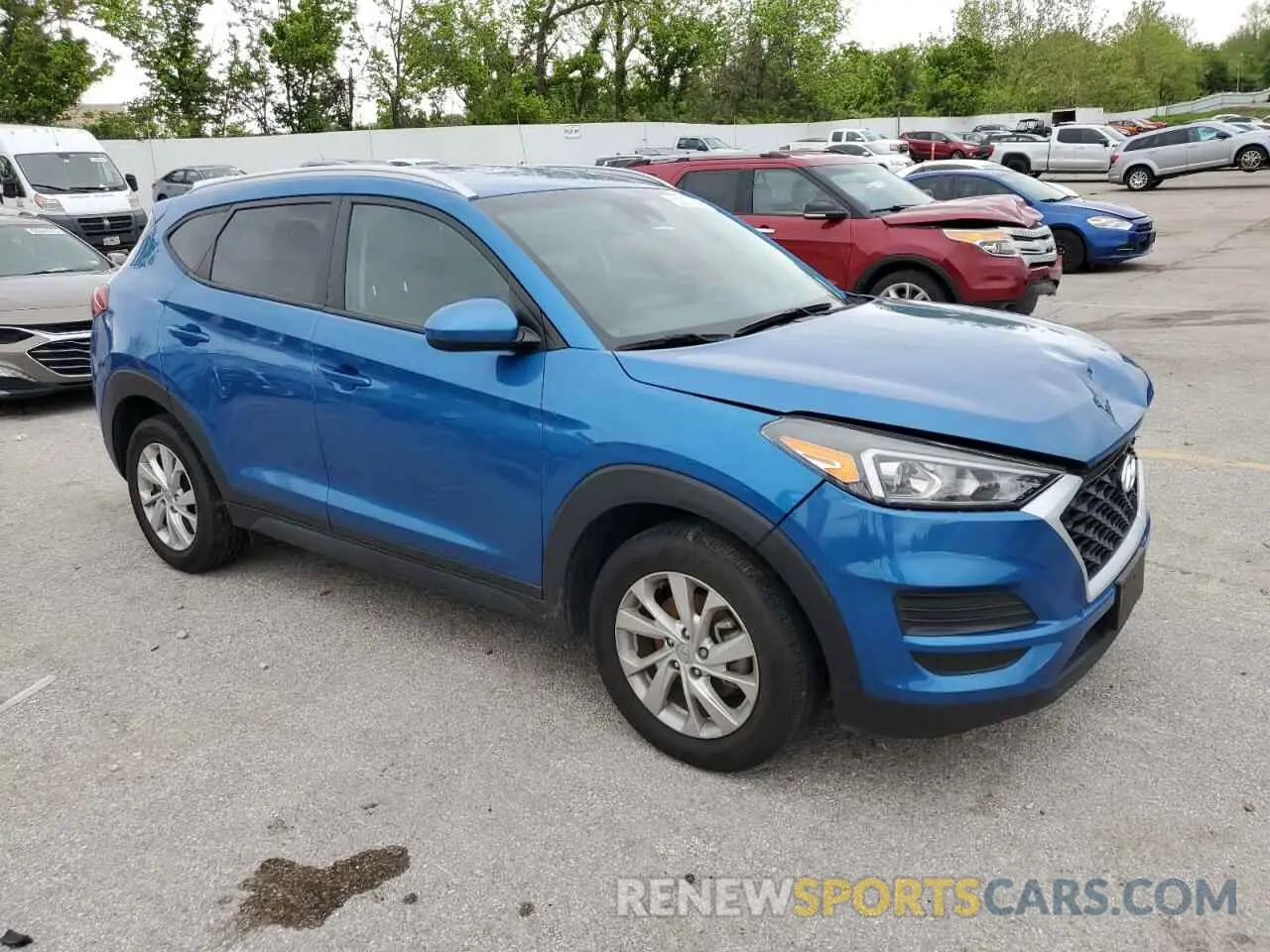 4 Фотография поврежденного автомобиля KM8J33A42KU026573 HYUNDAI TUCSON 2019