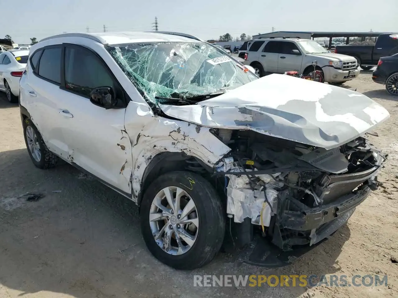 4 Photograph of a damaged car KM8J33A43KU072879 HYUNDAI TUCSON 2019