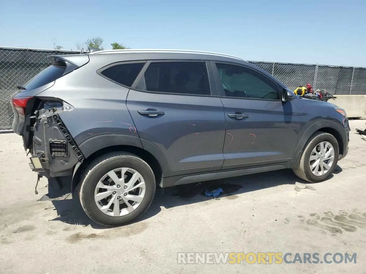 3 Photograph of a damaged car KM8J33A43KU078620 HYUNDAI TUCSON 2019