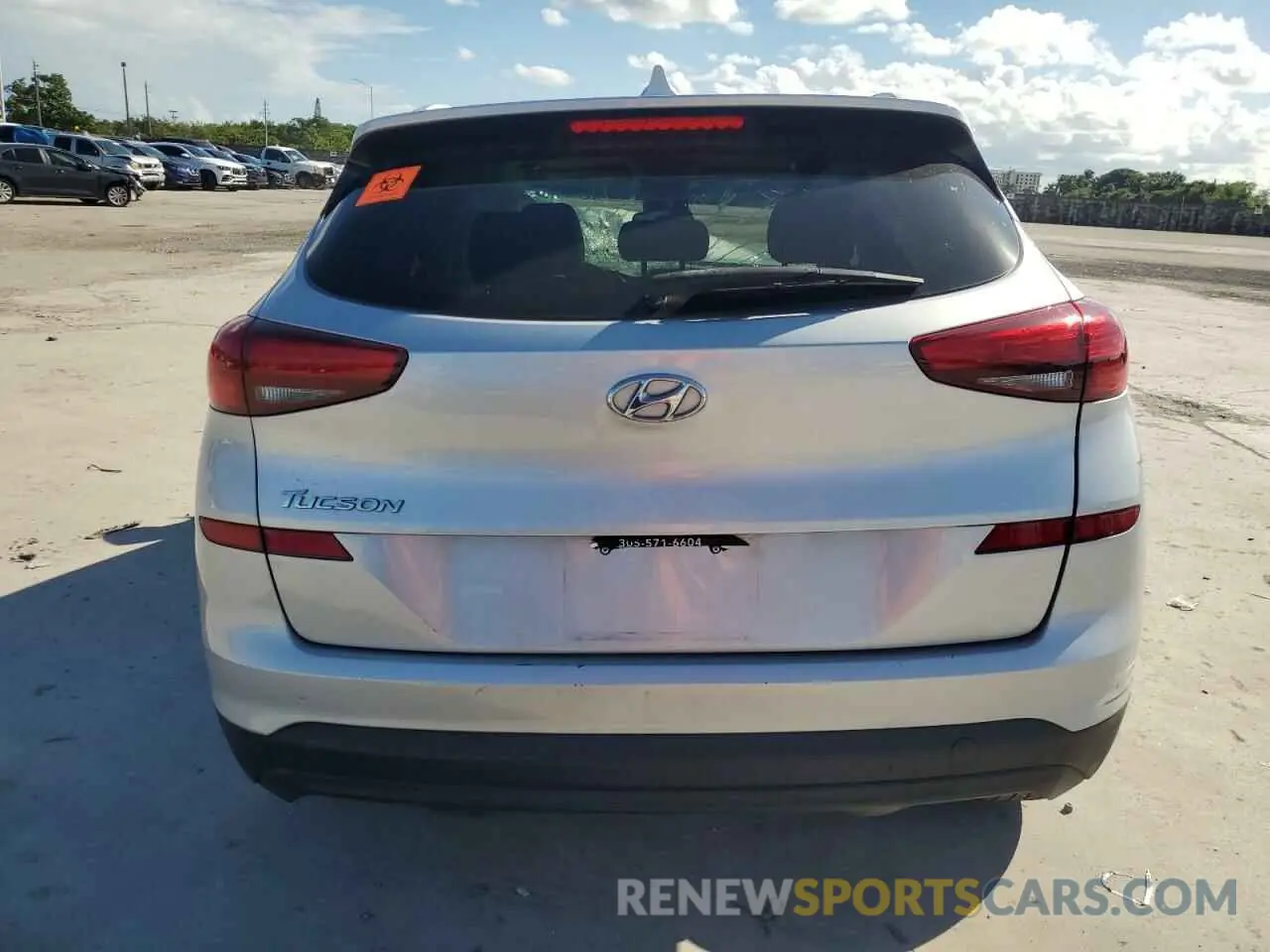 6 Photograph of a damaged car KM8J33A49KU979832 HYUNDAI TUCSON 2019