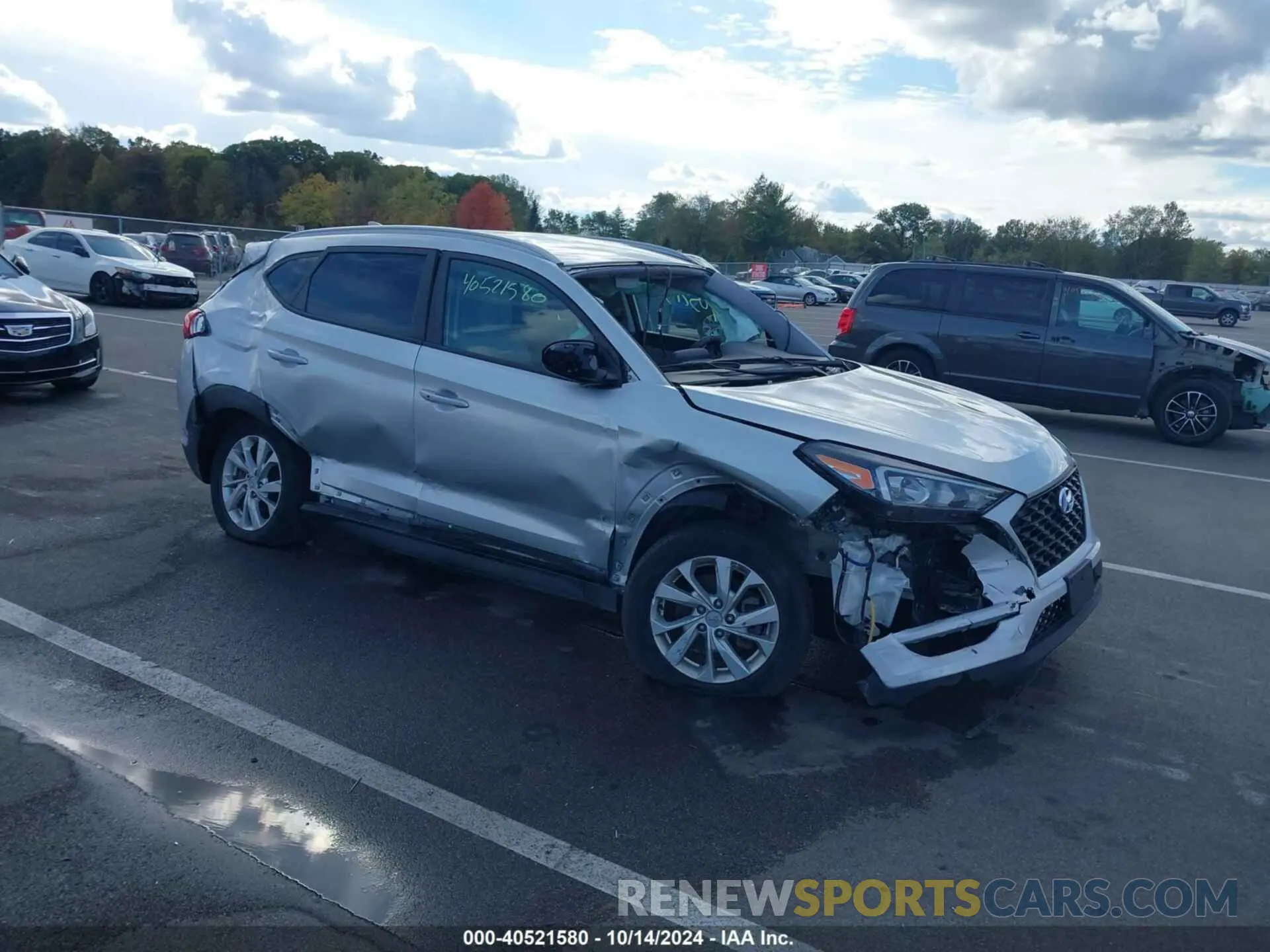 1 Фотография поврежденного автомобиля KM8J33A49KU998607 HYUNDAI TUCSON 2019