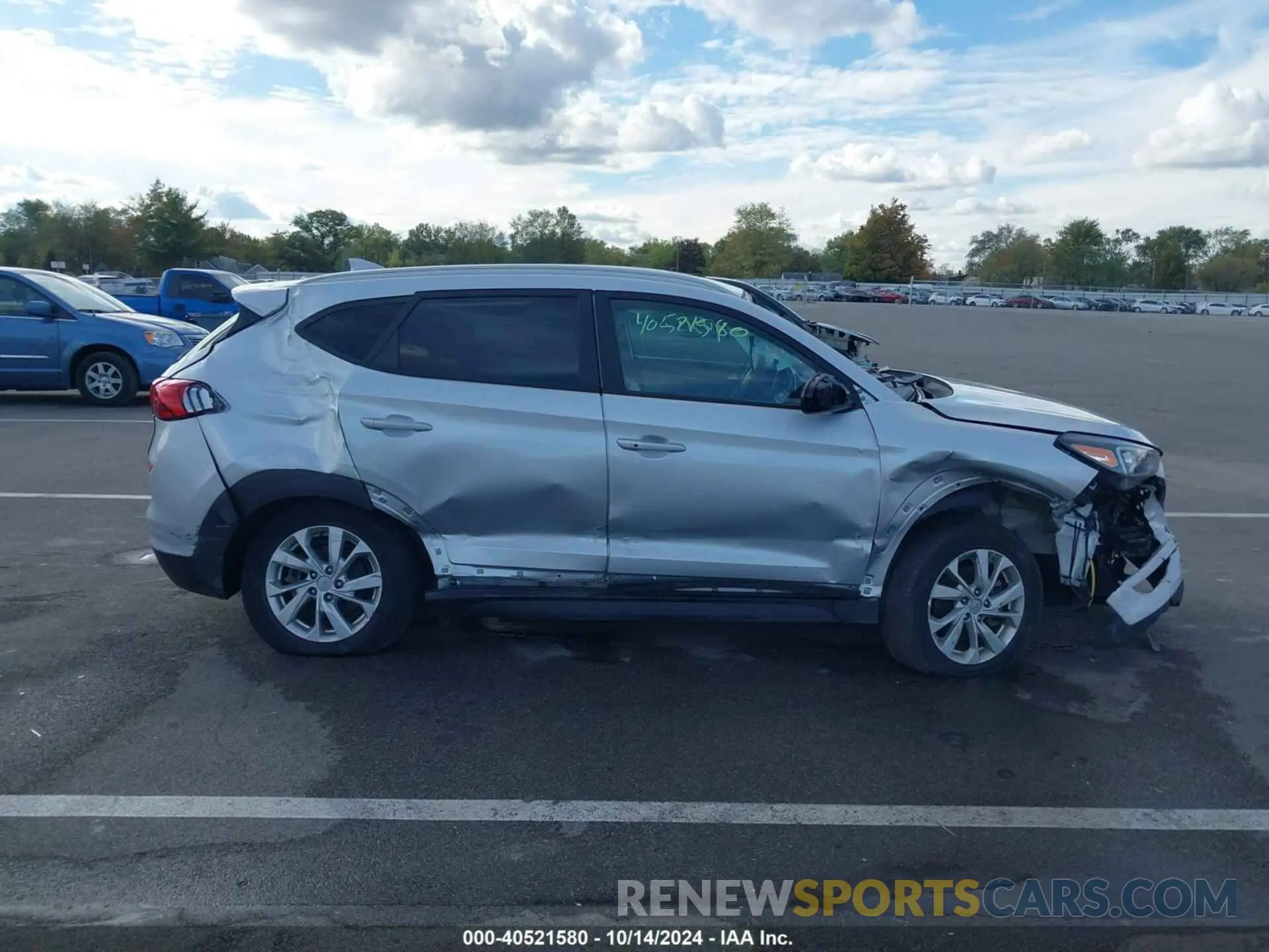 14 Фотография поврежденного автомобиля KM8J33A49KU998607 HYUNDAI TUCSON 2019