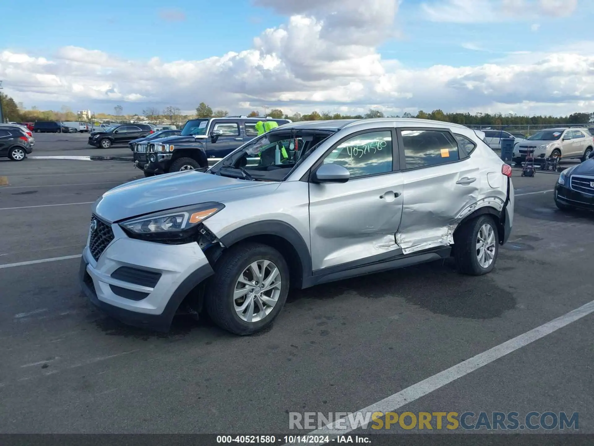 2 Фотография поврежденного автомобиля KM8J33A49KU998607 HYUNDAI TUCSON 2019