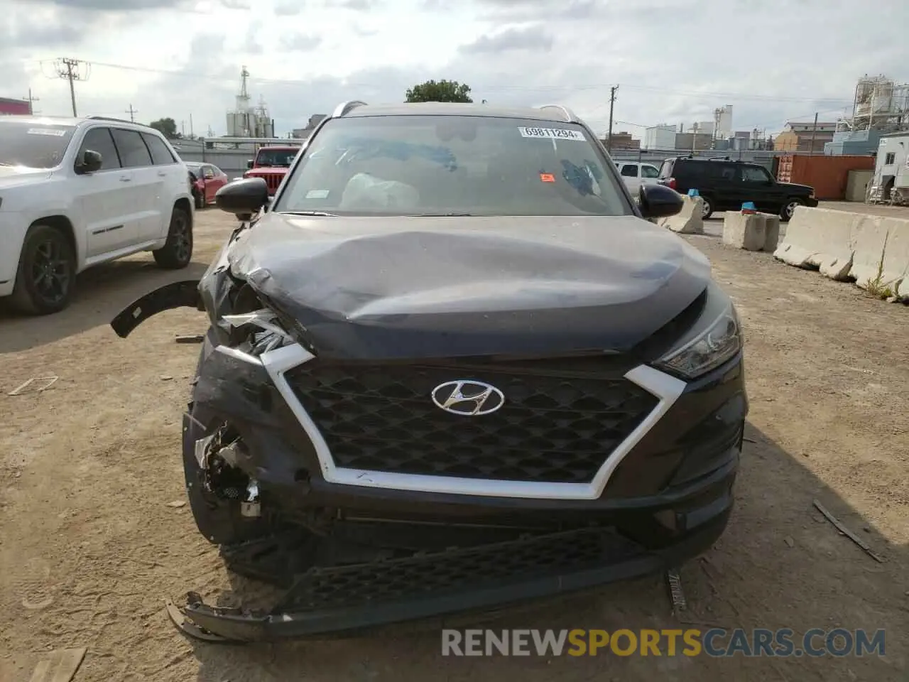 5 Photograph of a damaged car KM8J33A4XKU851261 HYUNDAI TUCSON 2019