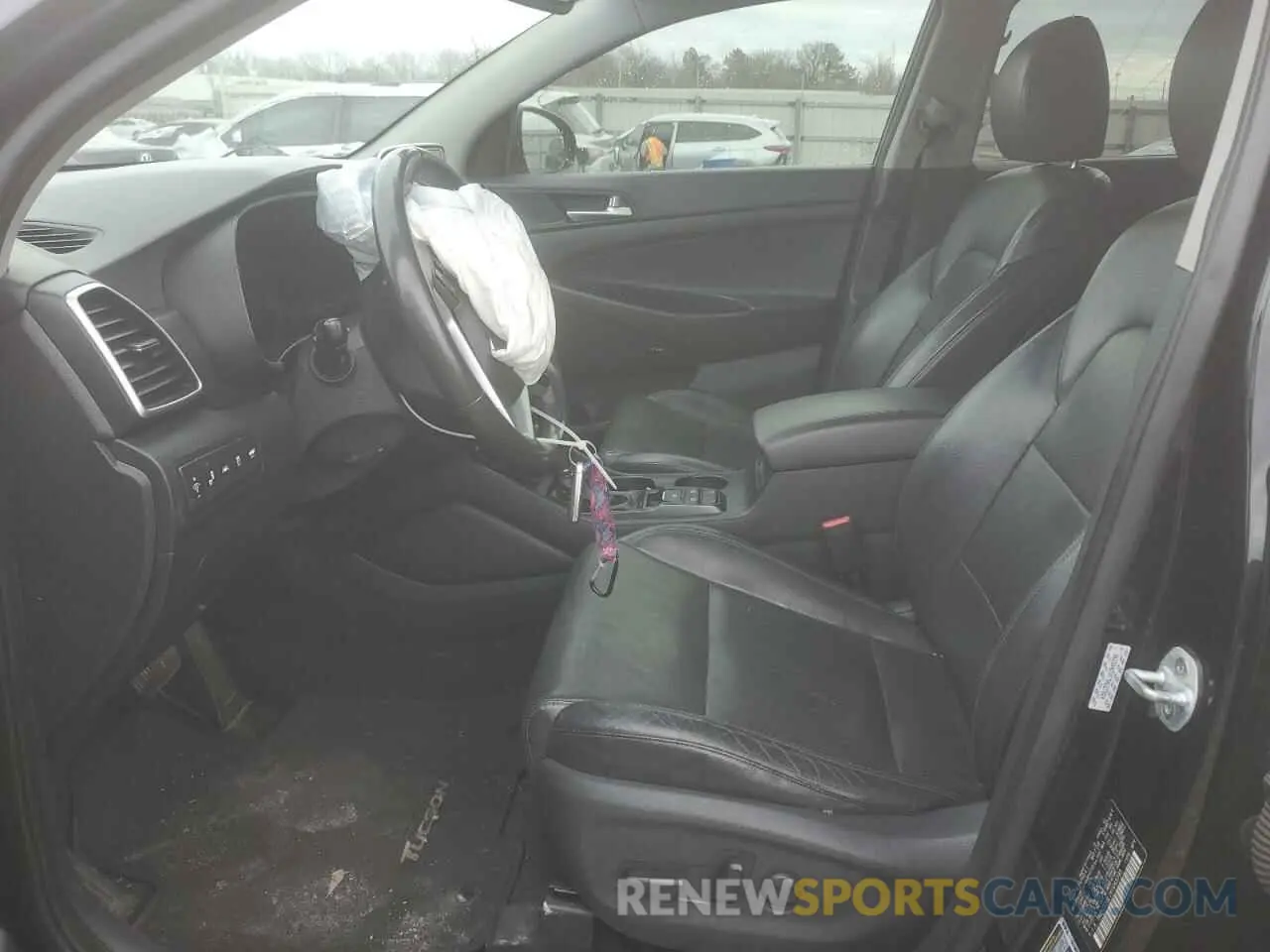 7 Photograph of a damaged car KM8J33AL1KU045395 HYUNDAI TUCSON 2019