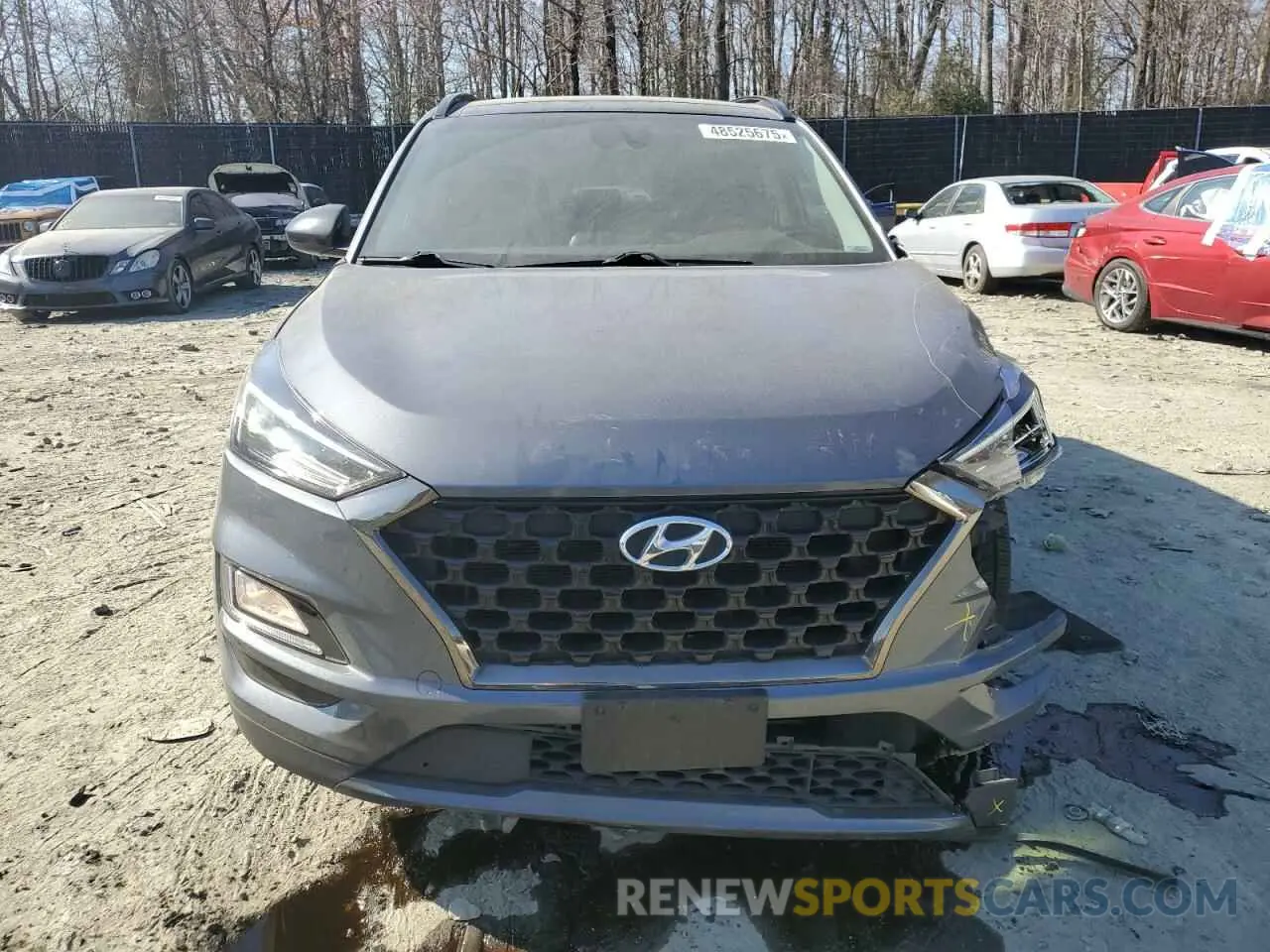 5 Photograph of a damaged car KM8J33AL1KU960411 HYUNDAI TUCSON 2019
