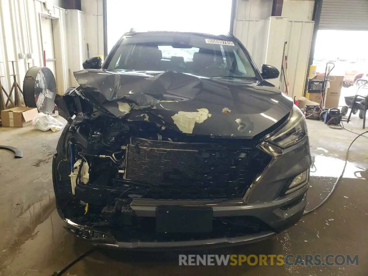 5 Photograph of a damaged car KM8J33AL1KU982182 HYUNDAI TUCSON 2019
