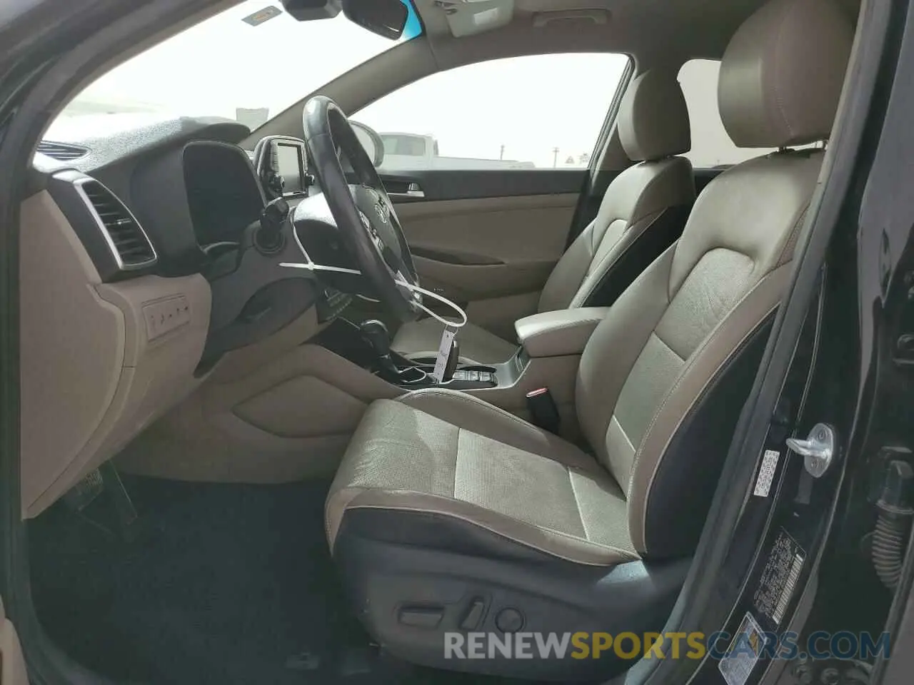 7 Photograph of a damaged car KM8J33AL2KU031330 HYUNDAI TUCSON 2019