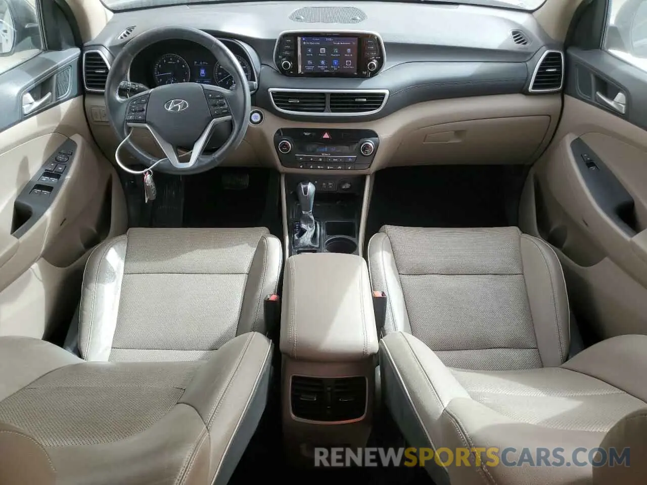 8 Photograph of a damaged car KM8J33AL2KU031330 HYUNDAI TUCSON 2019