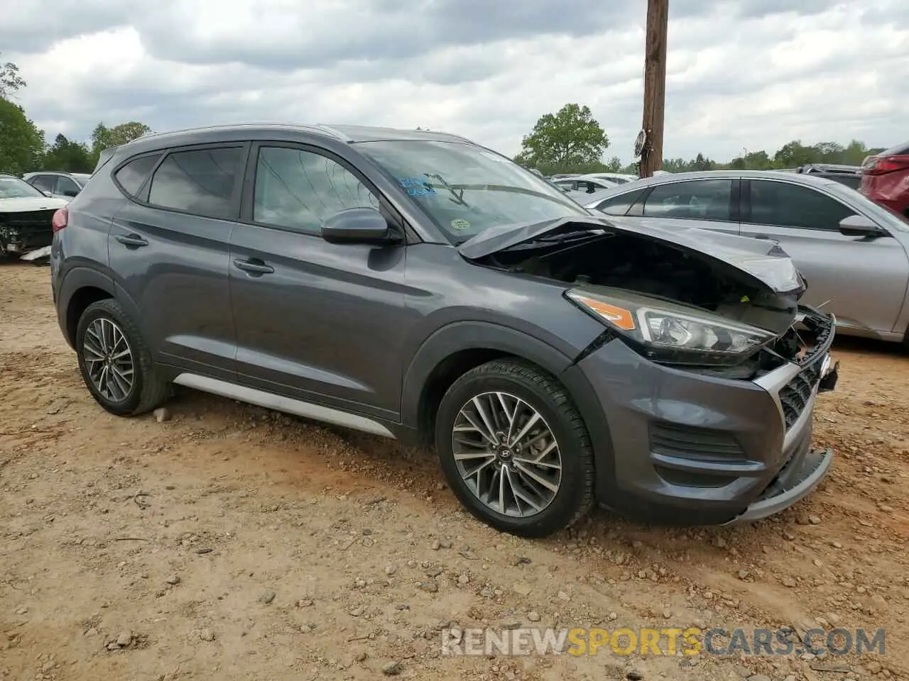 4 Photograph of a damaged car KM8J33AL2KU878218 HYUNDAI TUCSON 2019