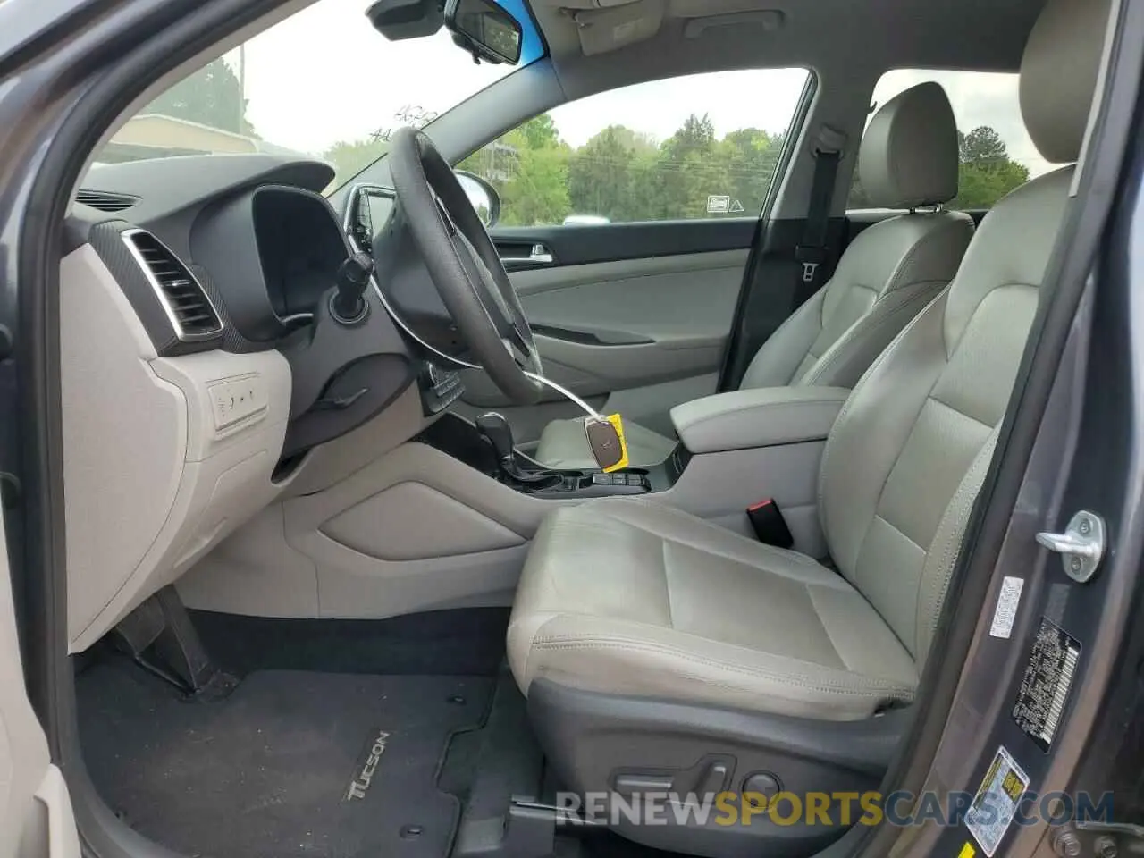 7 Photograph of a damaged car KM8J33AL2KU878218 HYUNDAI TUCSON 2019
