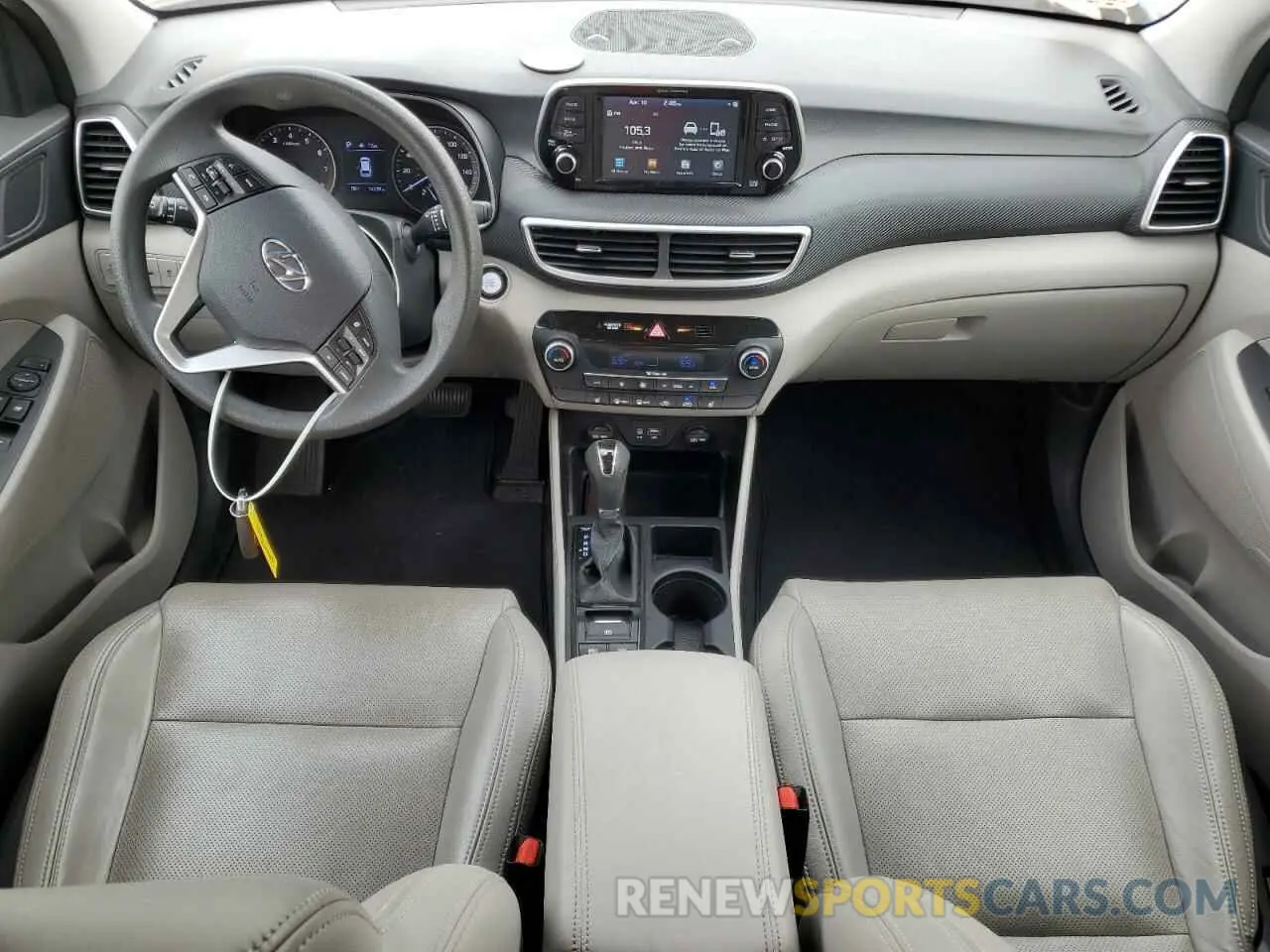 8 Photograph of a damaged car KM8J33AL2KU878218 HYUNDAI TUCSON 2019
