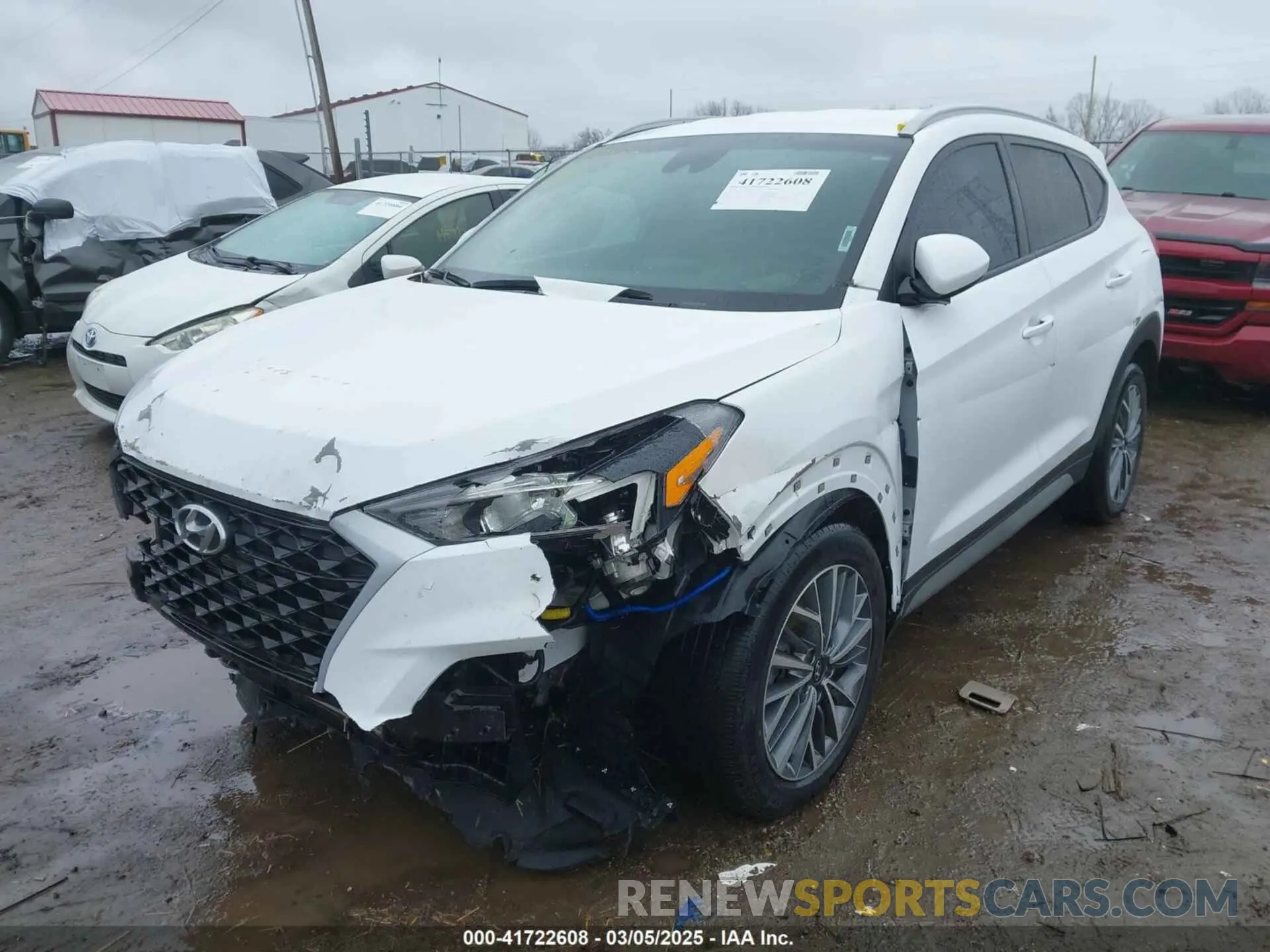 2 Photograph of a damaged car KM8J33AL2KU991344 HYUNDAI TUCSON 2019