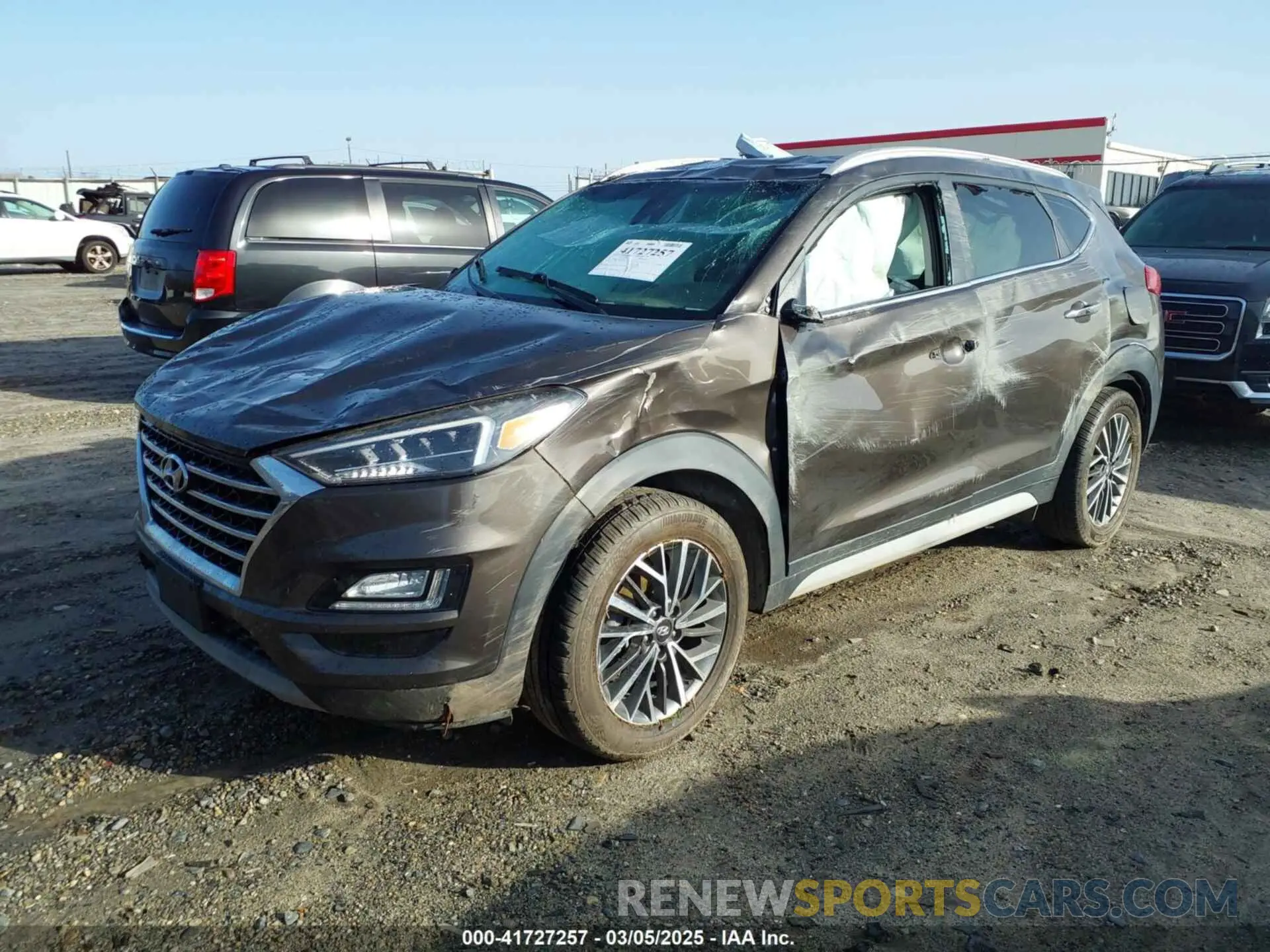 2 Фотография поврежденного автомобиля KM8J33AL4KU022757 HYUNDAI TUCSON 2019