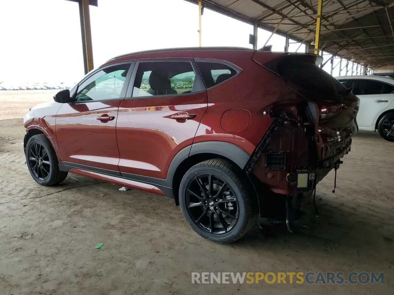 2 Photograph of a damaged car KM8J33AL5KU973100 HYUNDAI TUCSON 2019