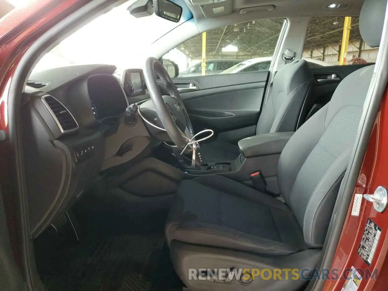 7 Photograph of a damaged car KM8J33AL5KU973100 HYUNDAI TUCSON 2019
