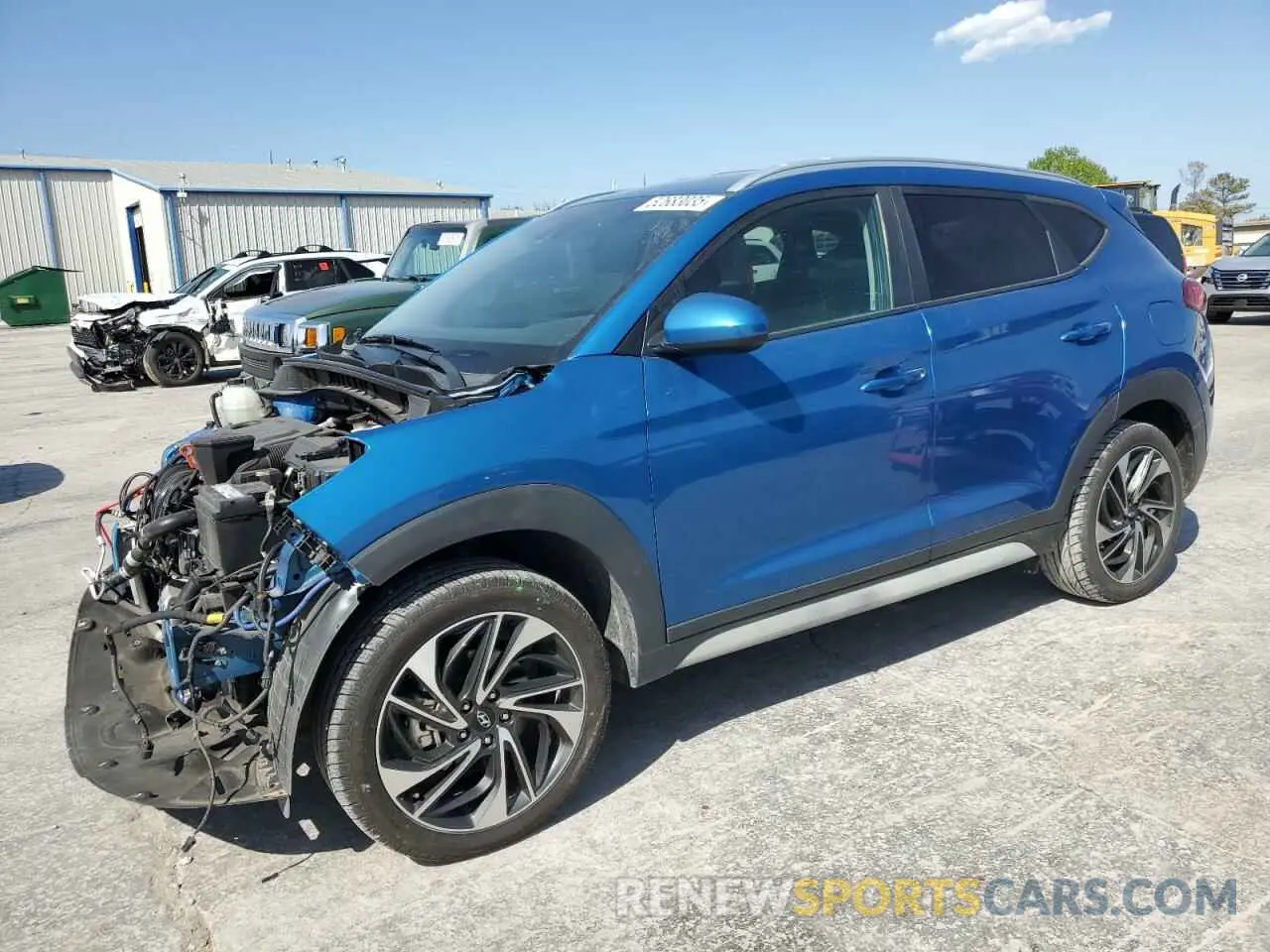 1 Фотография поврежденного автомобиля KM8J33AL6KU981447 HYUNDAI TUCSON 2019