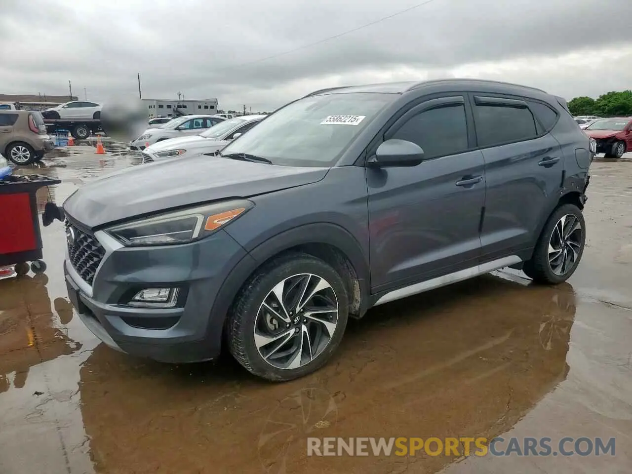 1 Фотография поврежденного автомобиля KM8J33AL7KU981070 HYUNDAI TUCSON 2019
