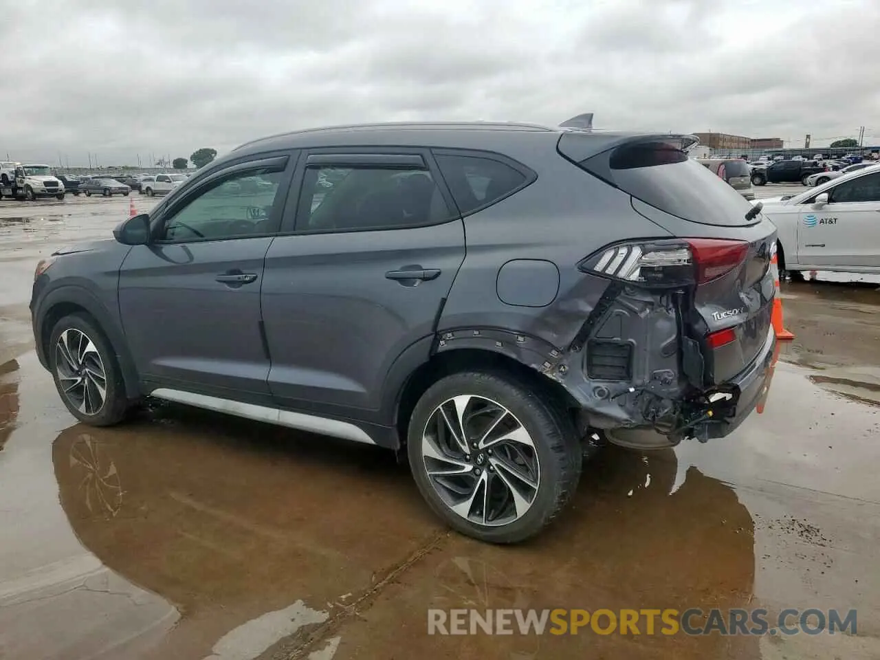 2 Фотография поврежденного автомобиля KM8J33AL7KU981070 HYUNDAI TUCSON 2019
